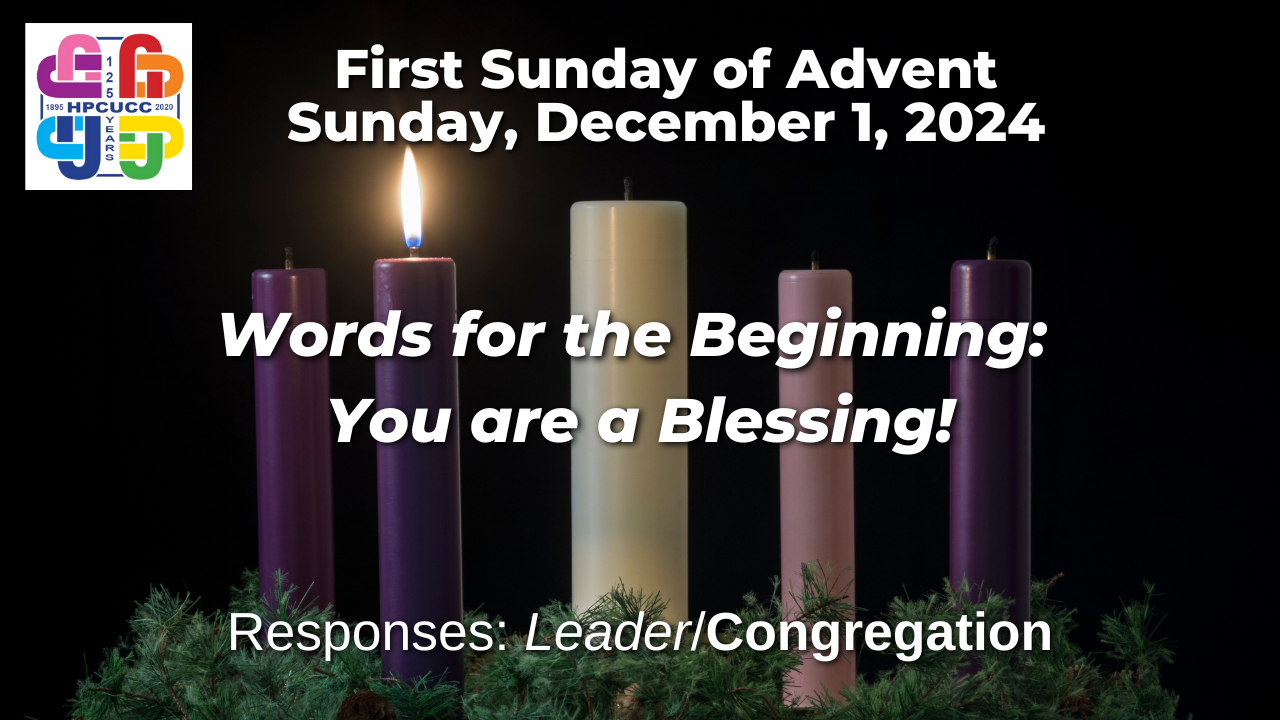 First Sunday of Advent