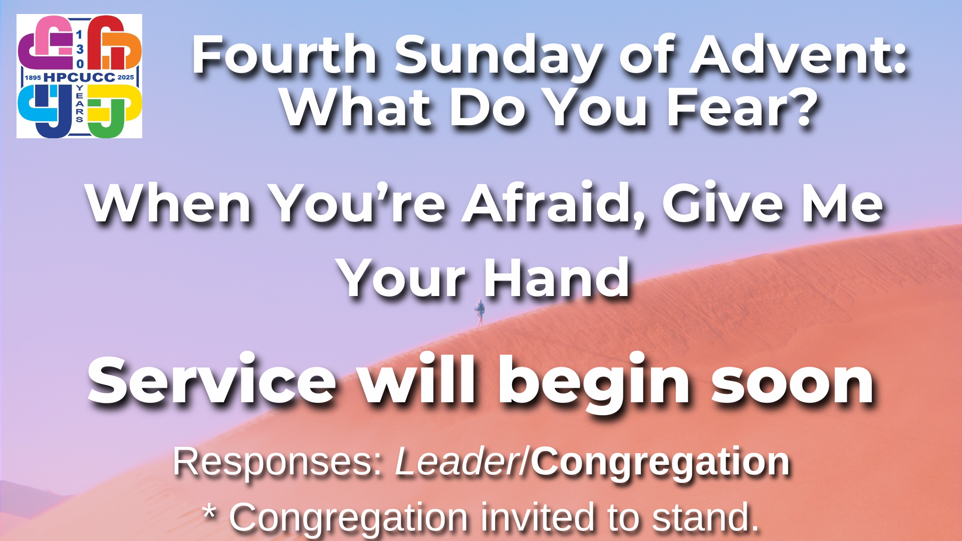 When You’re Afraid, Give Me Your Hand