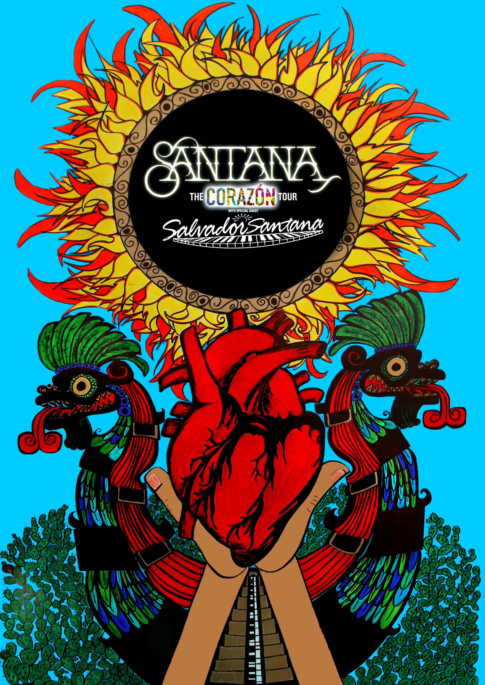 Santana - Corazon Tour Poster