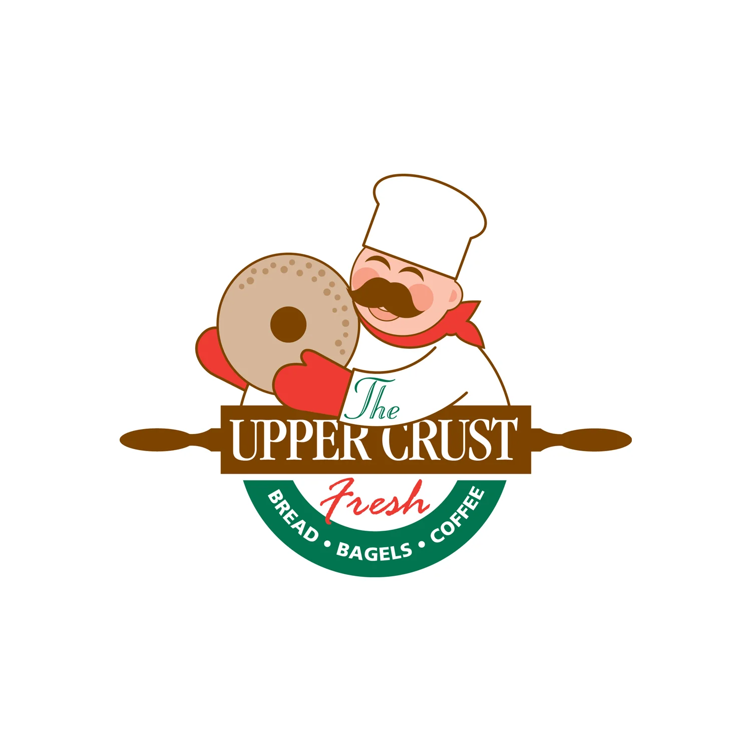 Upper Crust: Proposed mark for a bakery and coffee shop