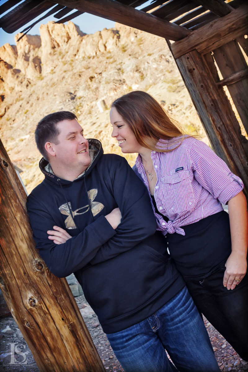 Amanda & Miles Engagement photography in Nelson NV.