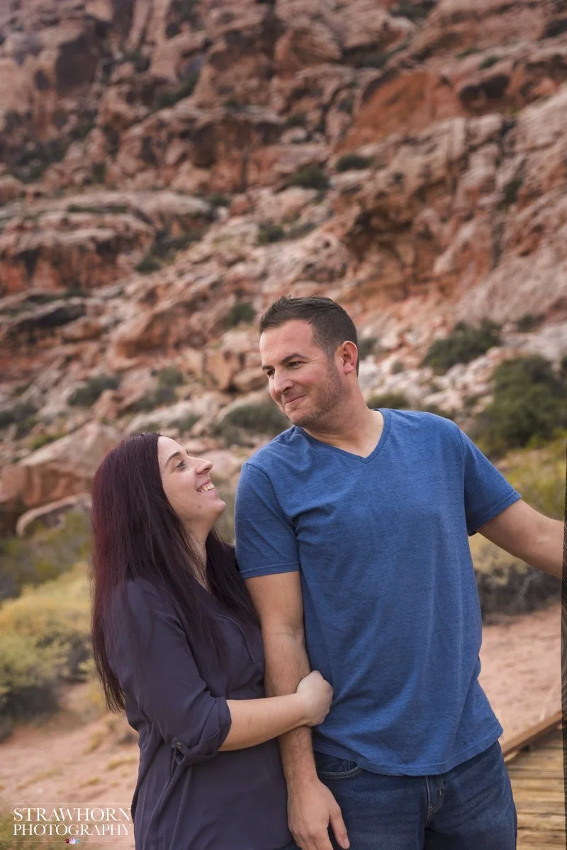 Whispers of Red Rock Canyon: Justin and Allison's Engagement Journey