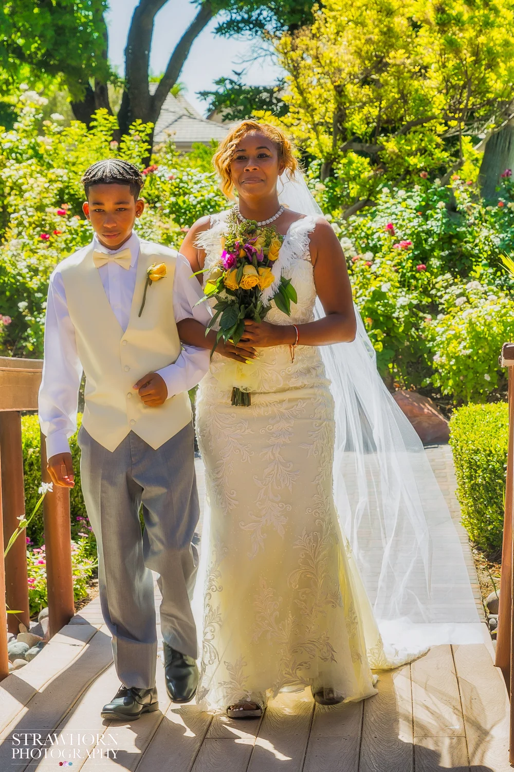 A Beautiful Morning Wedding and Brunch Reception Under the Gazebo