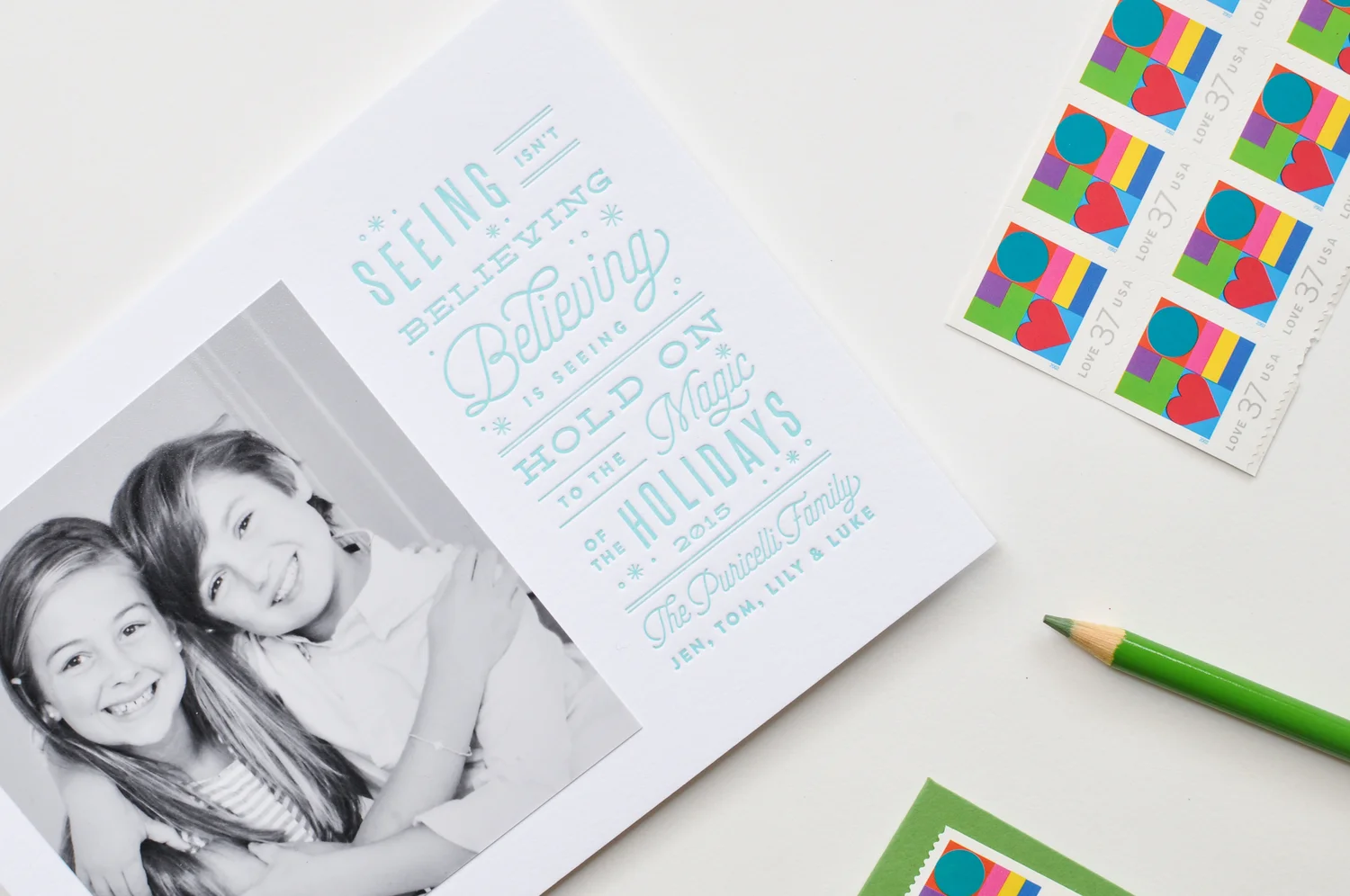 Custom Design: Letterpress Holiday Cards — Lauren Chism