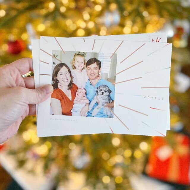 Merry Christmas! 🎄 As I&rsquo;ve done for the past few years, I chose a @minted design by another artist. I really love being a customer and don&rsquo;t know how people choose! (I had to get my hubby to help 😉) I love our card designed by @baumbird