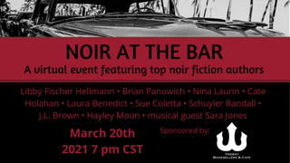 Join J. L. Brown at Noir at the Bar (Virtual Event)