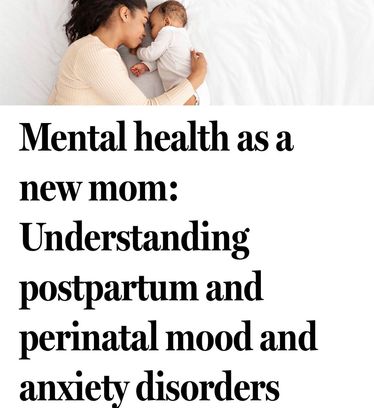 Happy to have contributed to this important piece on #motherhood and #mentalhealth. Thank you to @bostonglobe and @point32health for shining a light on #maternalmentalhealth. Link to article in bio.