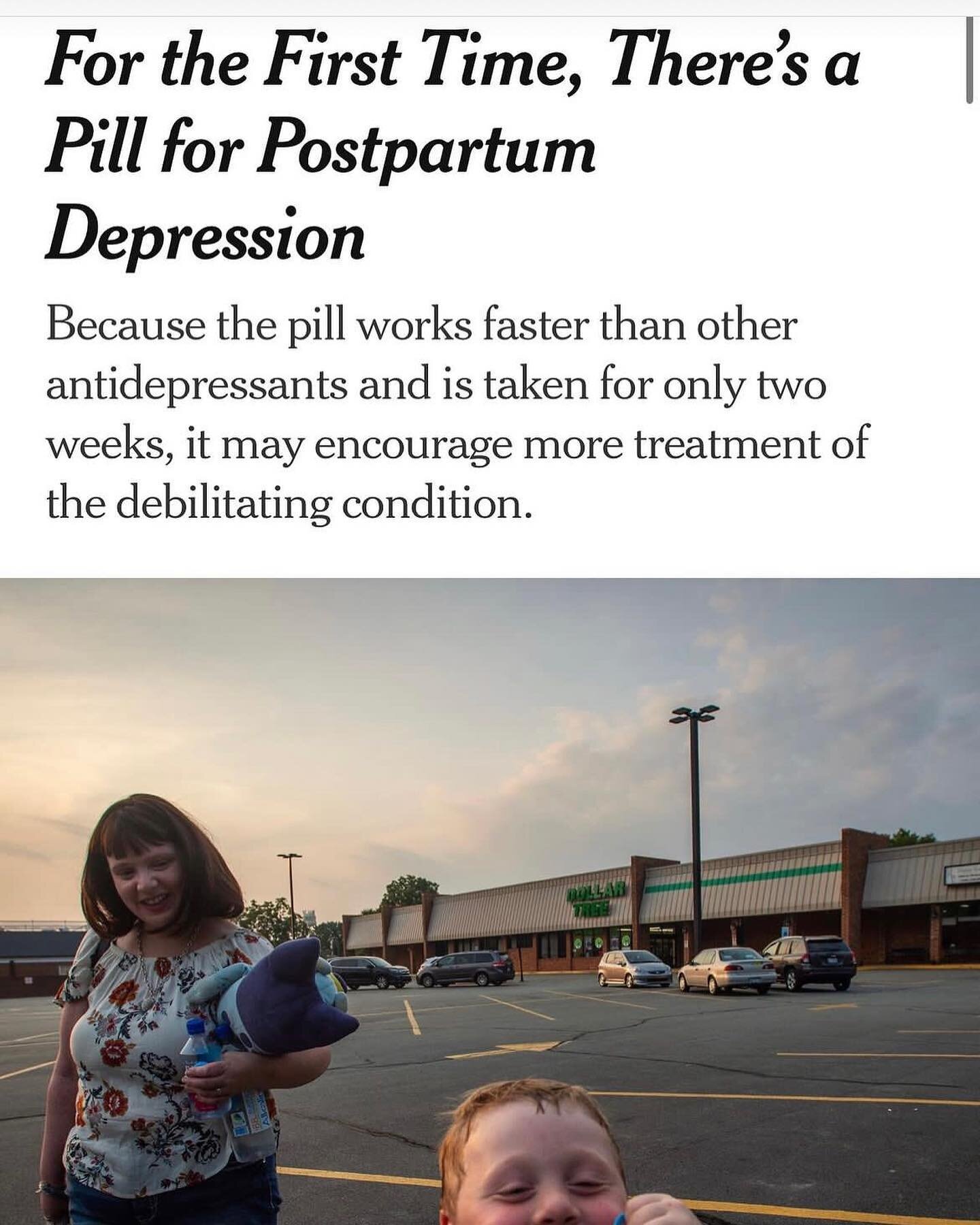 It was a big week for the maternal mental health community. This is a game changer. Great coverage in @nytimes by @islandpracticejazz #maternalhealth #maternalmentalhealth #ppd #youarenotalone