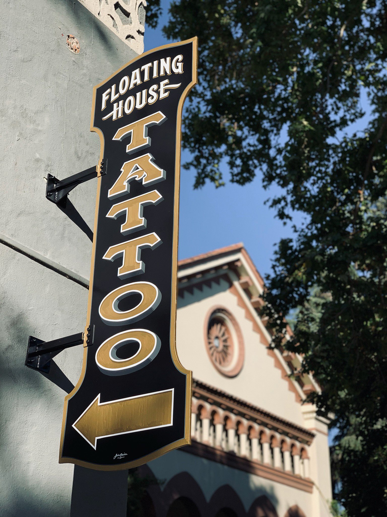 Floating House Tattoo
