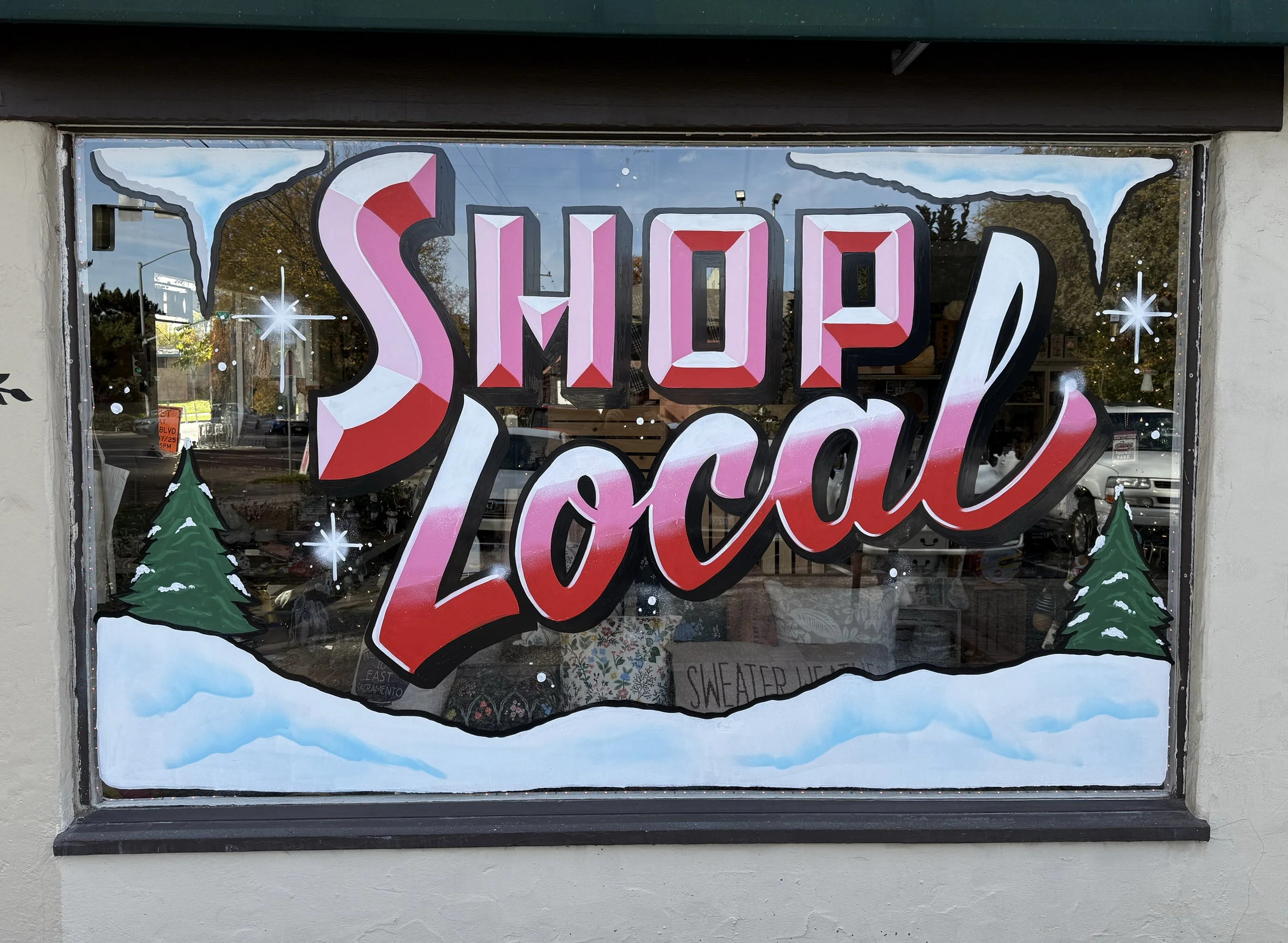 Holiday Window Splash Sacramento 