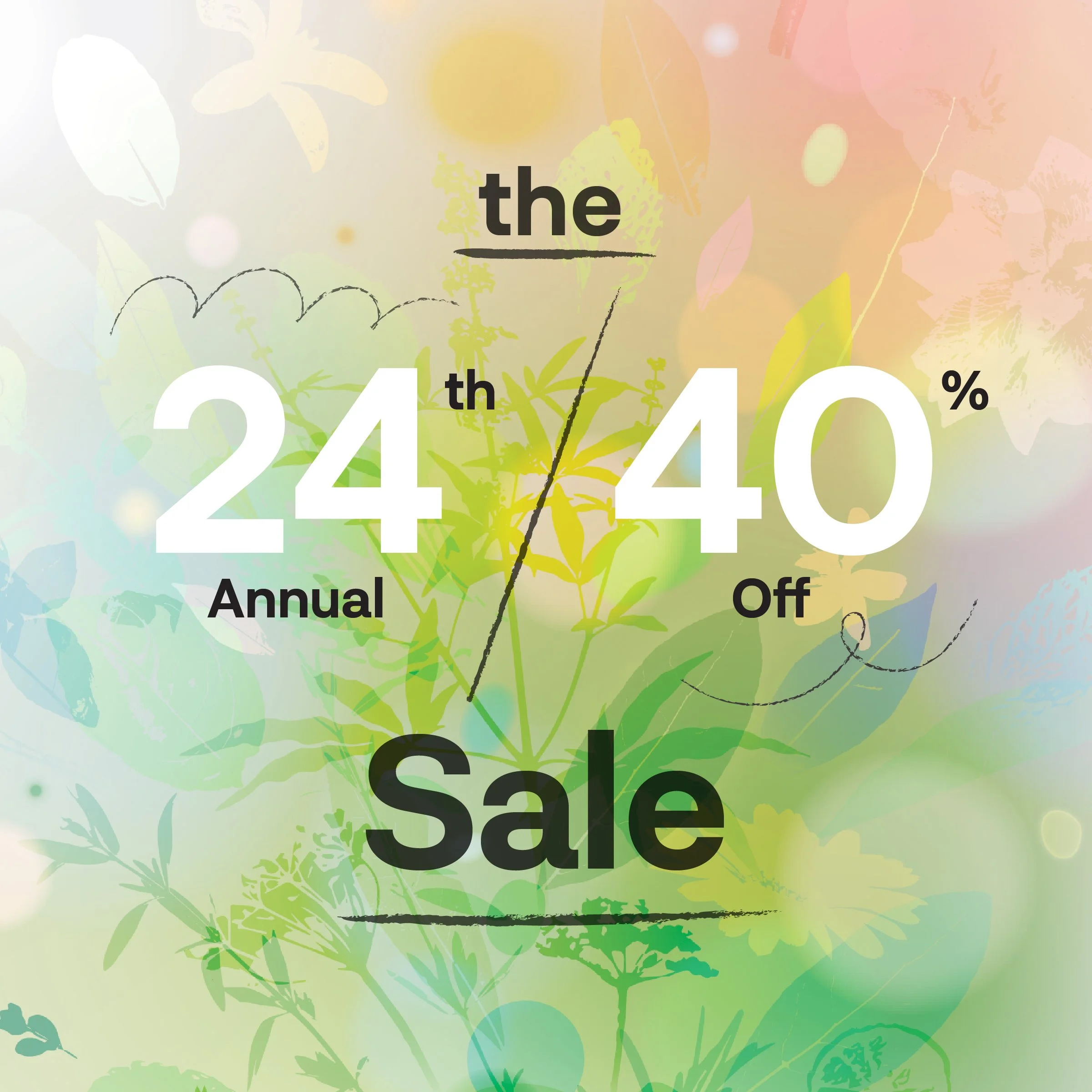 24th Annual Sale Announcement &amp; Newsletter