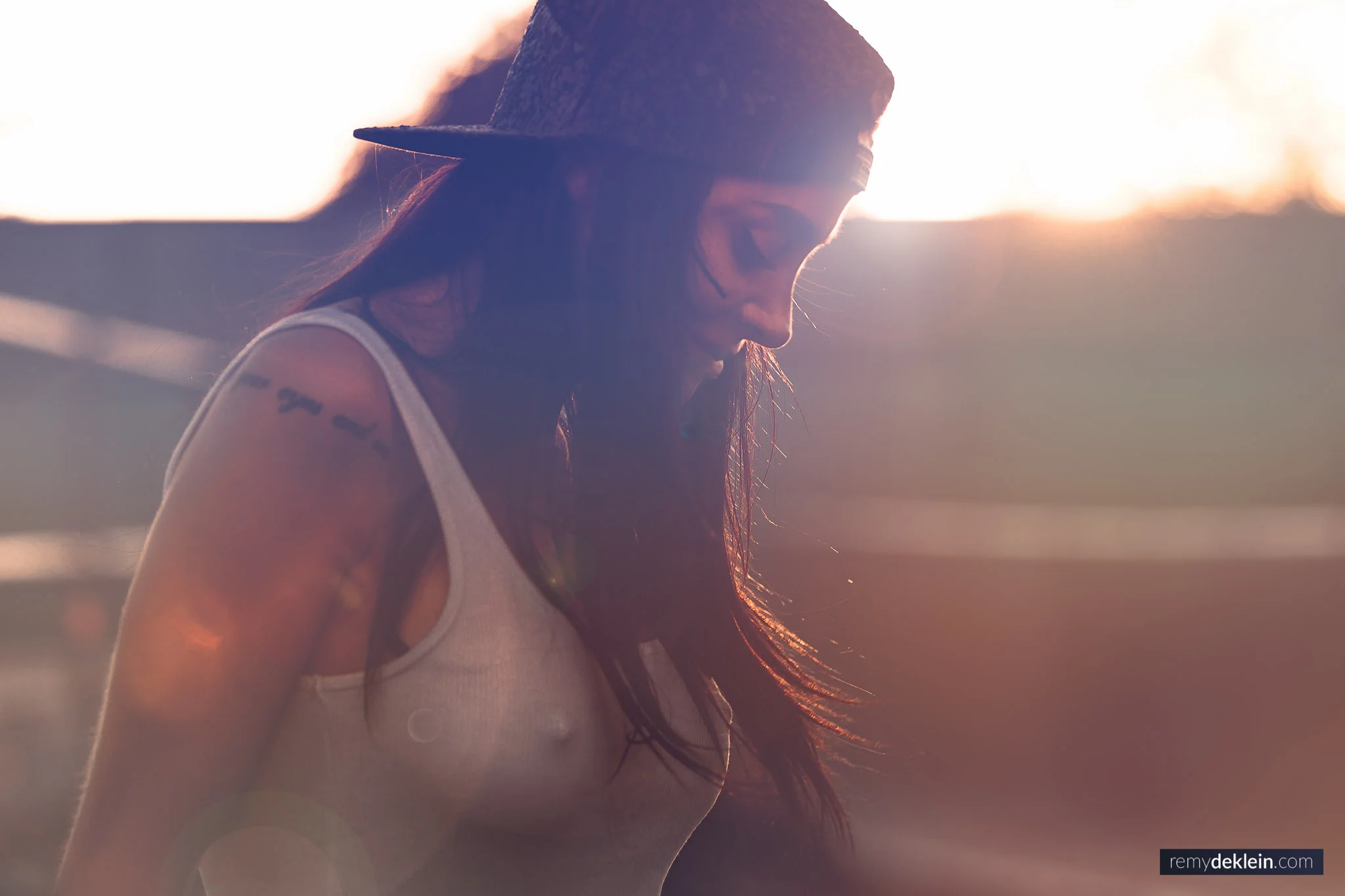 Sunset girl