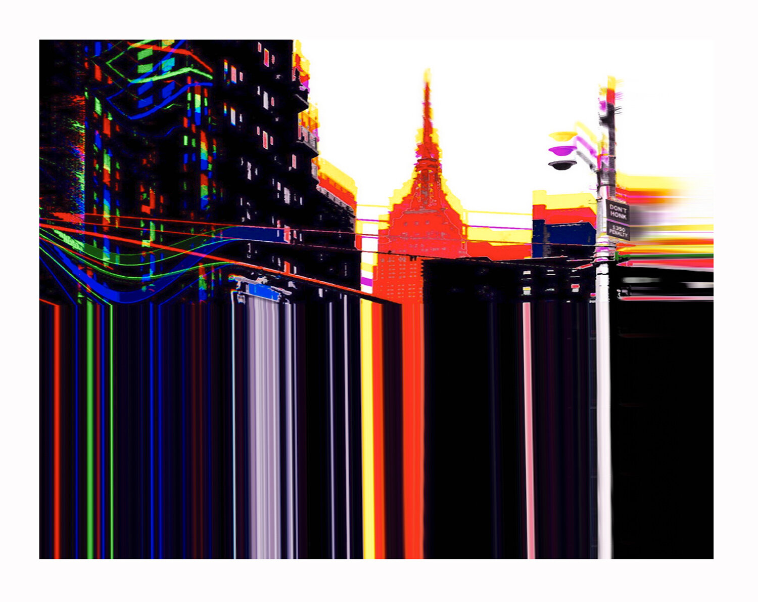 Empire State Building NYC Glitche.