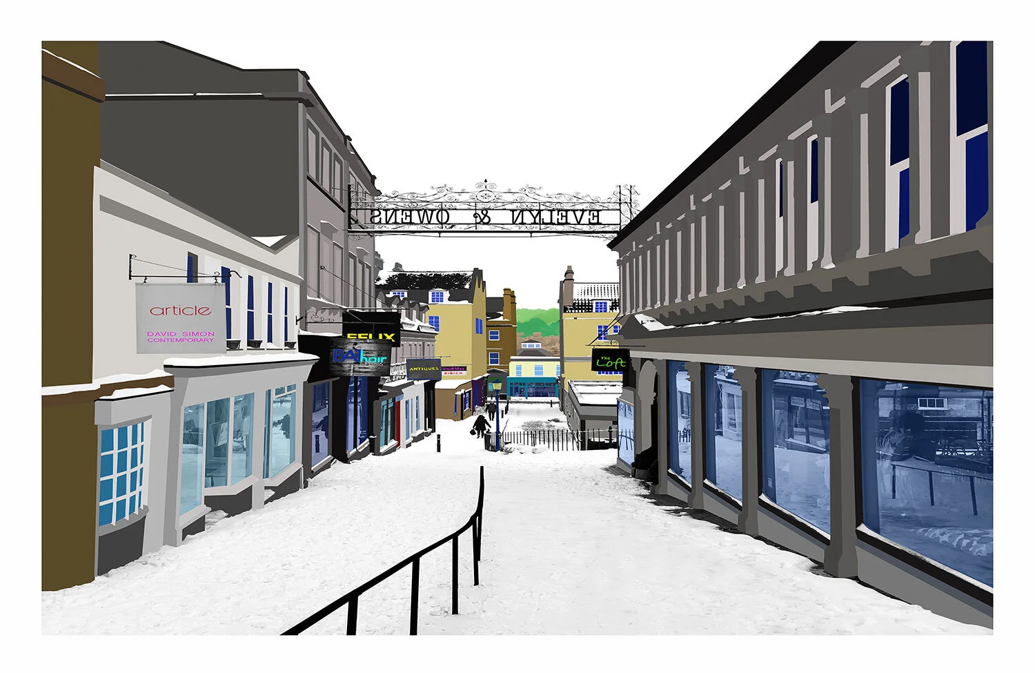 Evelyn and Owens, Bartlett Street, Bath.