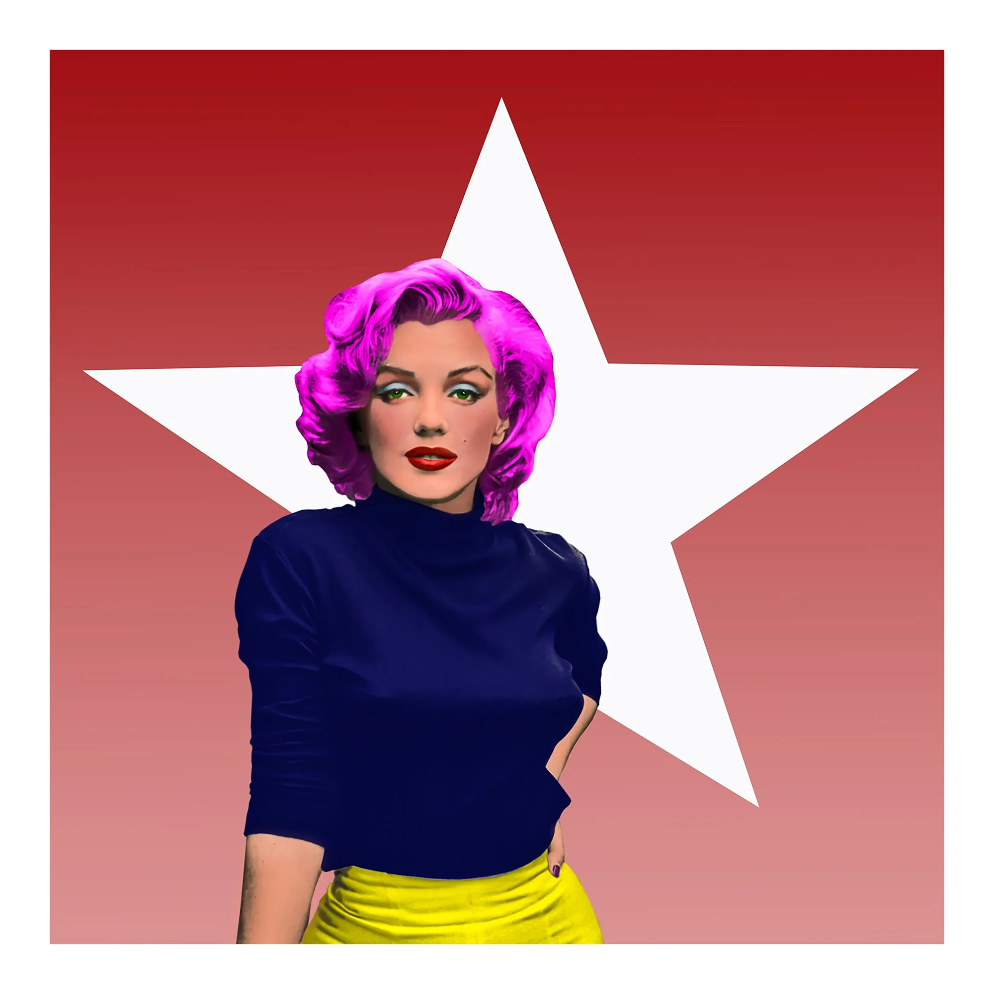  Marilyn Monroe White Star 