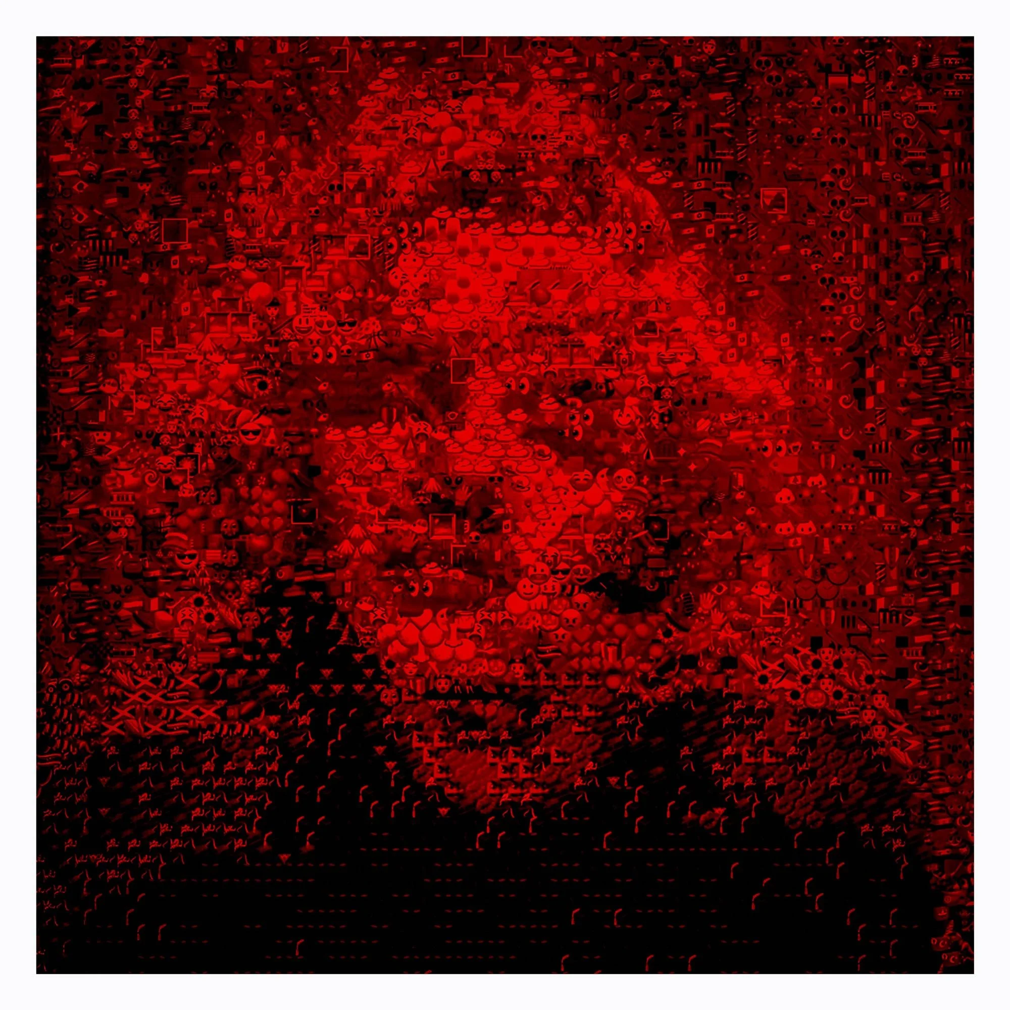 Marilyn Monroe Red Glitche