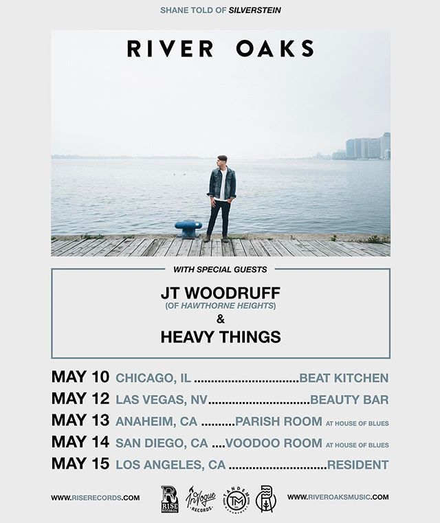 California... here I come ... right back where... uh nevermind... but I am coming!  VIP tickets and GA tickets are ON SALE NOW.  Riveroaksmusic.com #riveroaksmusic #silverstein #jtwoodruff #heavythings #hawthorneheights #fuckyeah