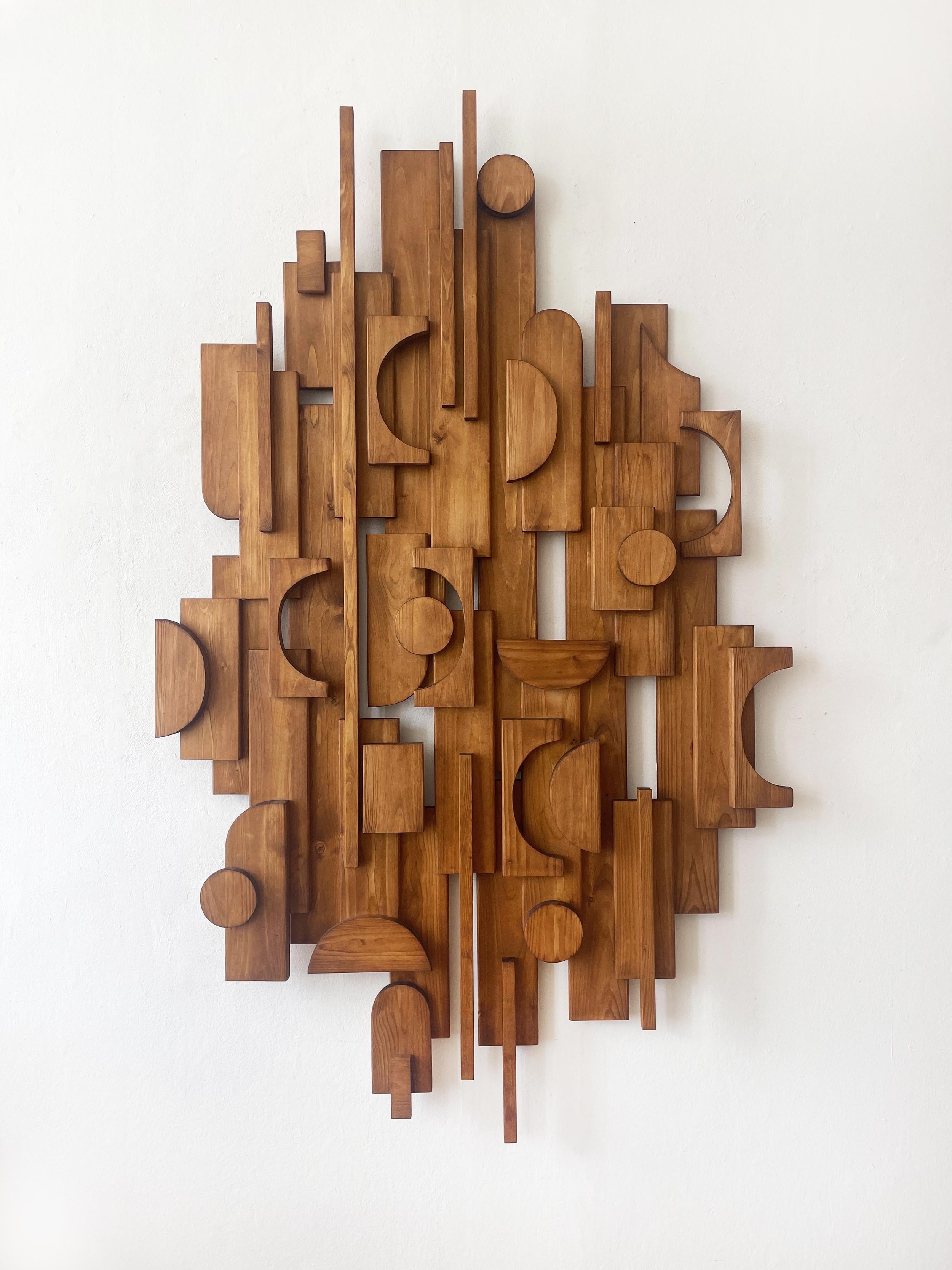  Palm Desert 2023  100x150 cm Stained and waxed wood 