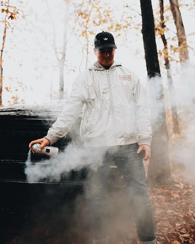 Always gotta test the haze first. Thanks @kevinerdvig for always making me look like a cooler director than I actually am. 
If you wanna join me &amp; some fellow filmmakers in making some indie short films real soon send me a DM. I&rsquo;d seriously