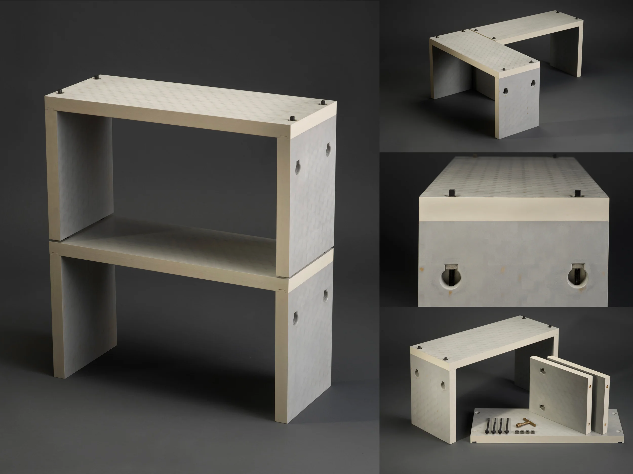  Flat pack bench/shelves  