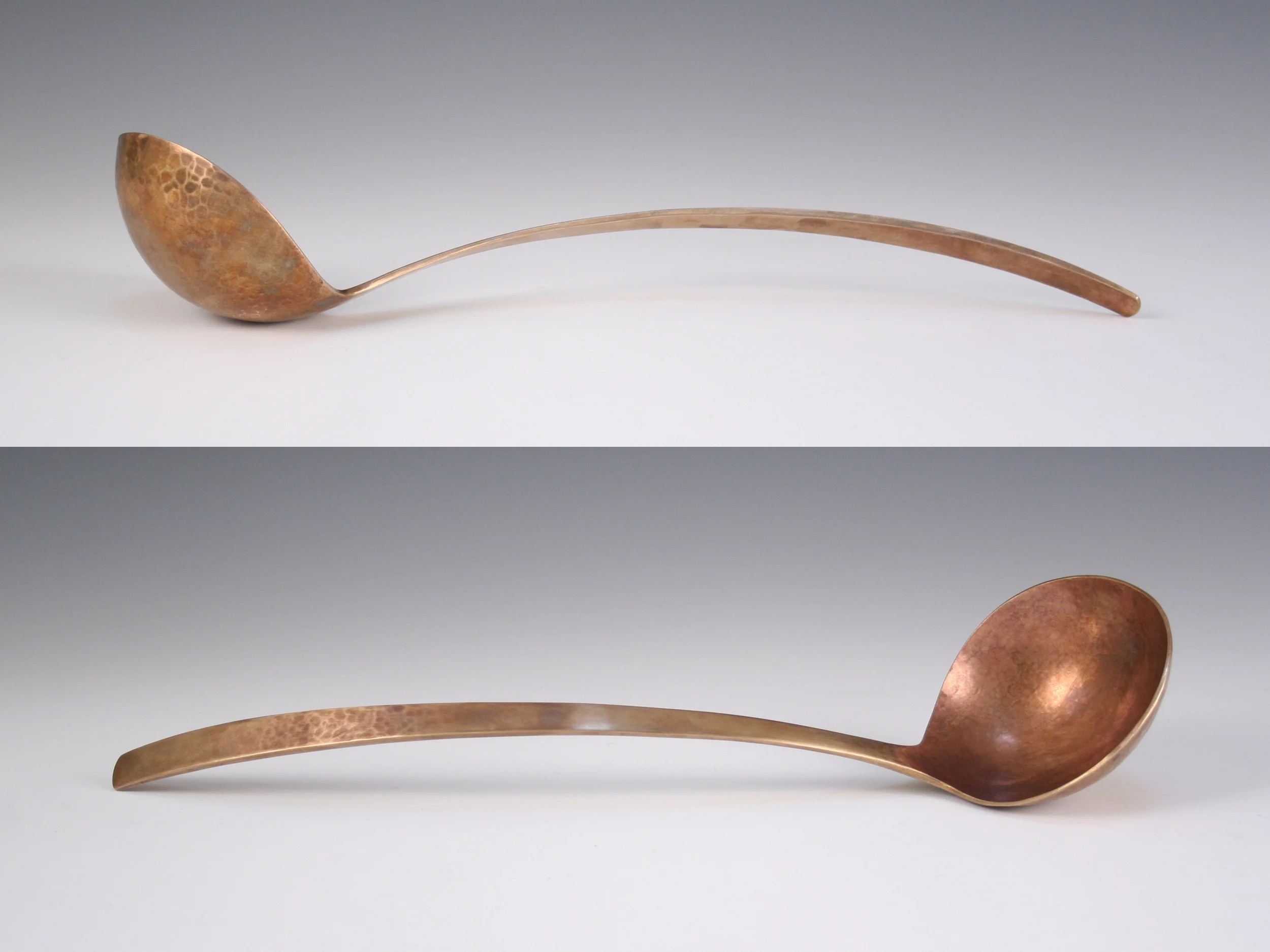  Forged bronze ladle  