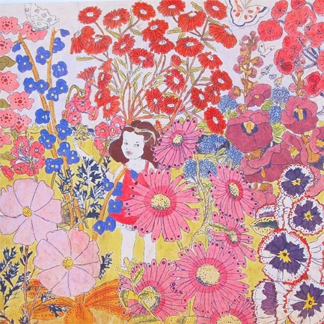 Flowers, Darger-style #henrydarger