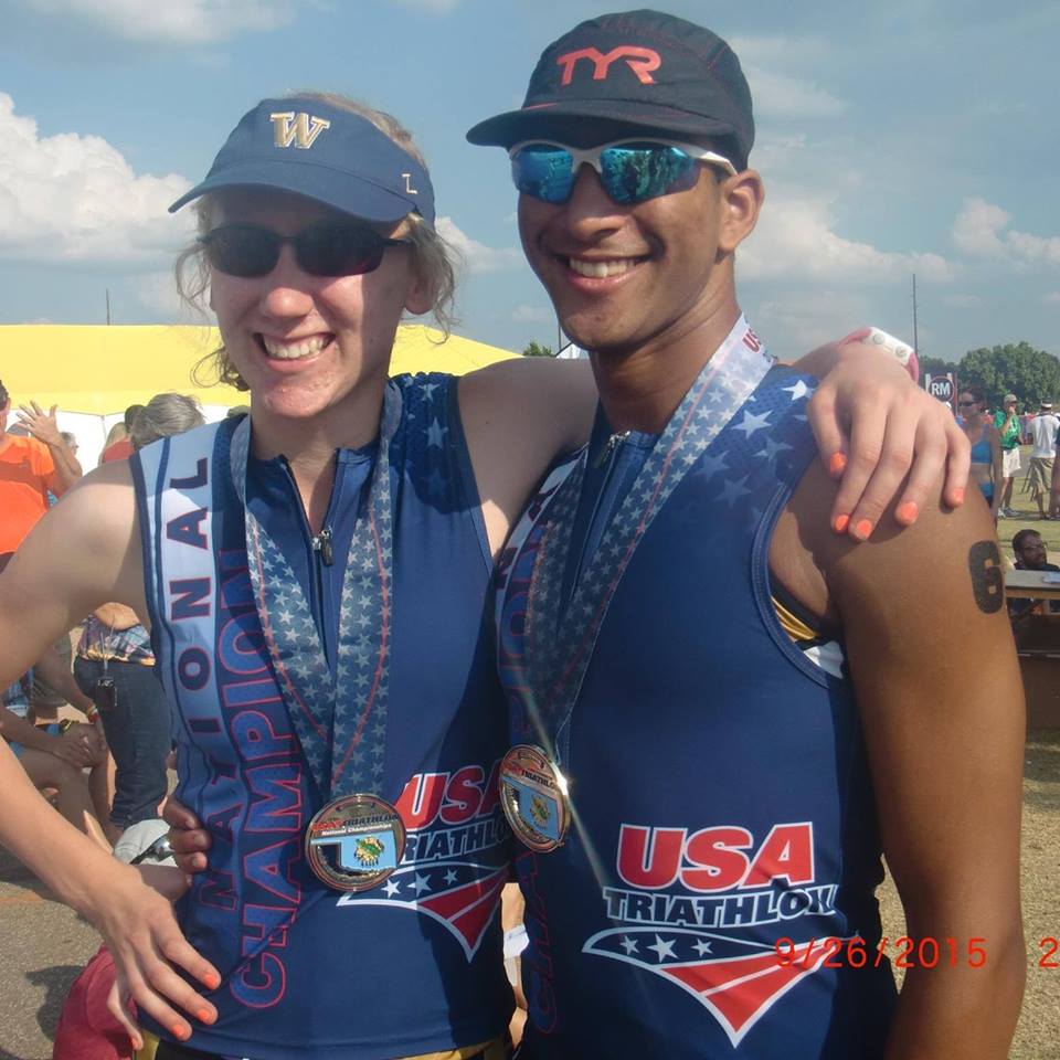 Jeevan, Brianna and Jason all qualified to race for Team USA at the 2016 ITU Long Course Triathlon World Championships. Both Brianna and Jeevan won their respective age groups.