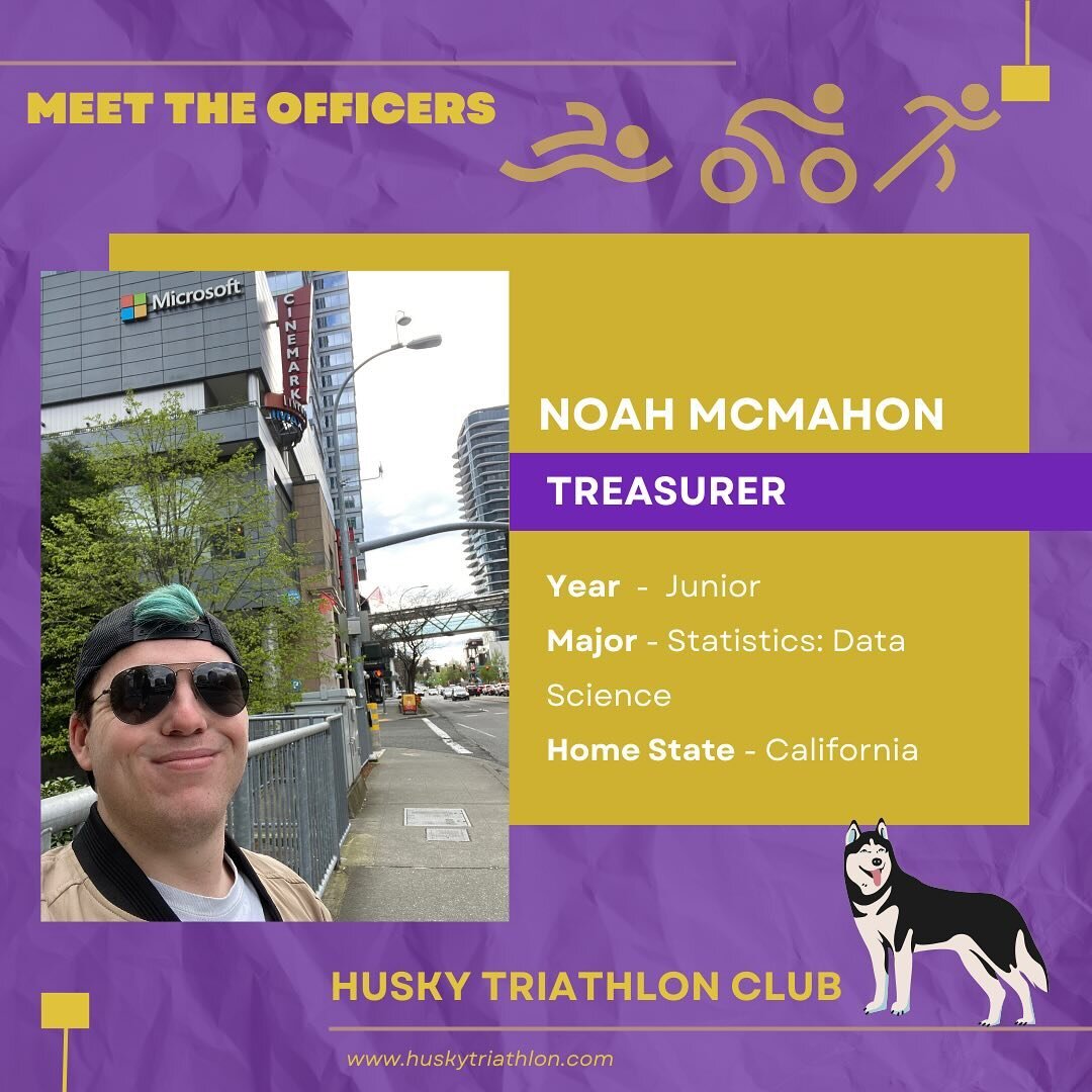Introducing our 2023-24 Treasurer, Noah! @mcmahonnoah

Noah is super excited to meet new people!