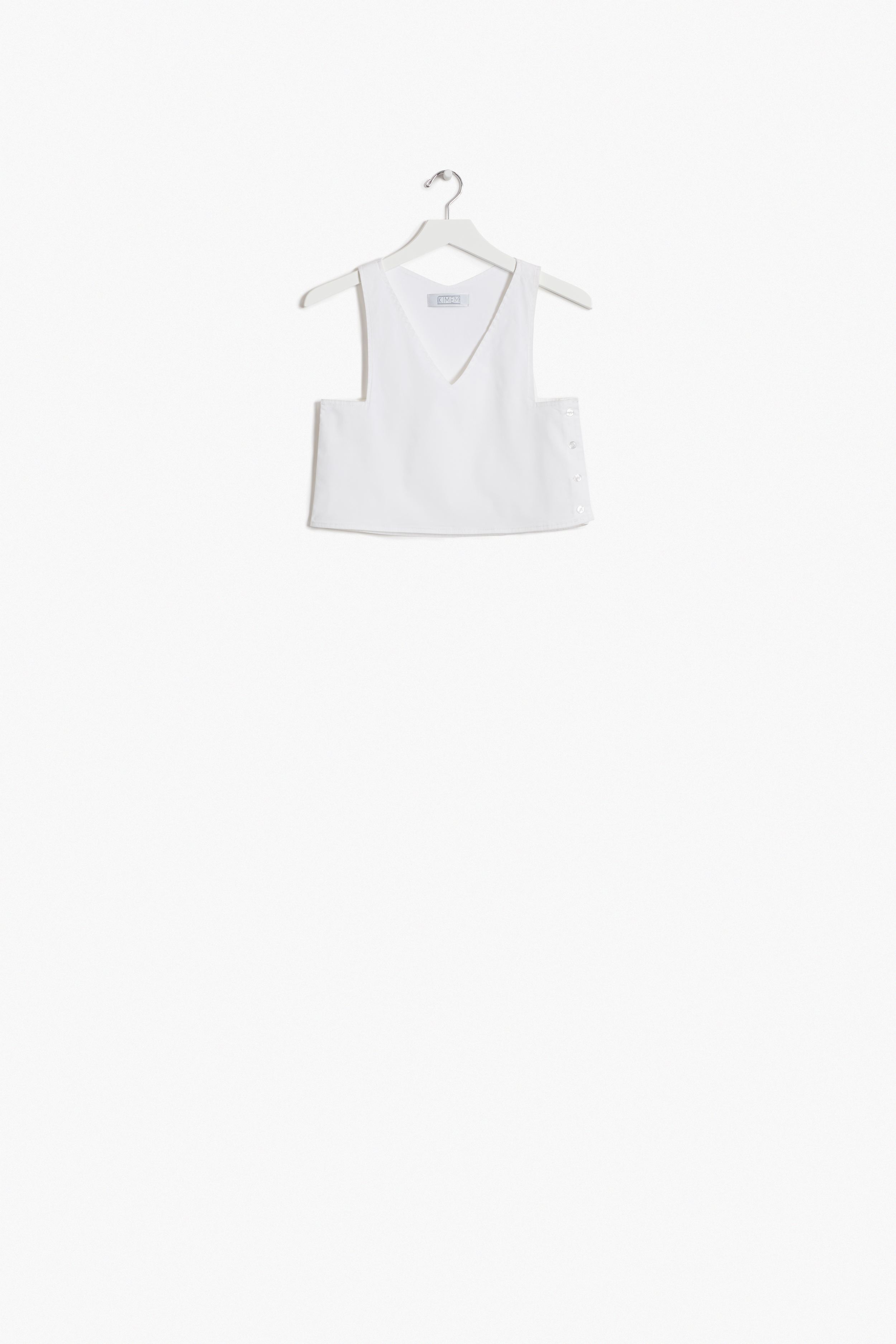 Poplin V Top