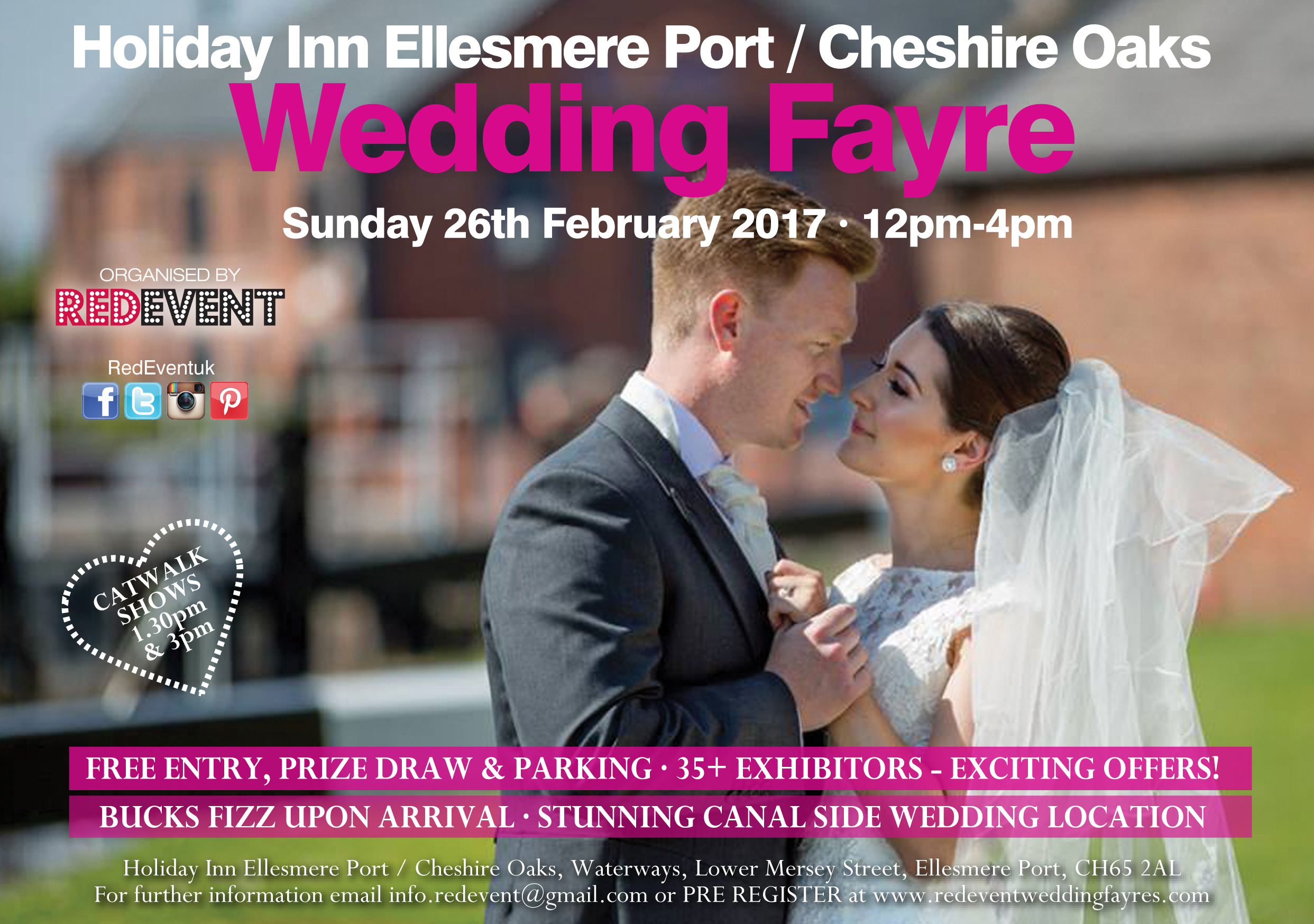 Holiday Inn Ellesmere Port Cheshire Oaks Wedding Fayre February 2017 flyer.jpg