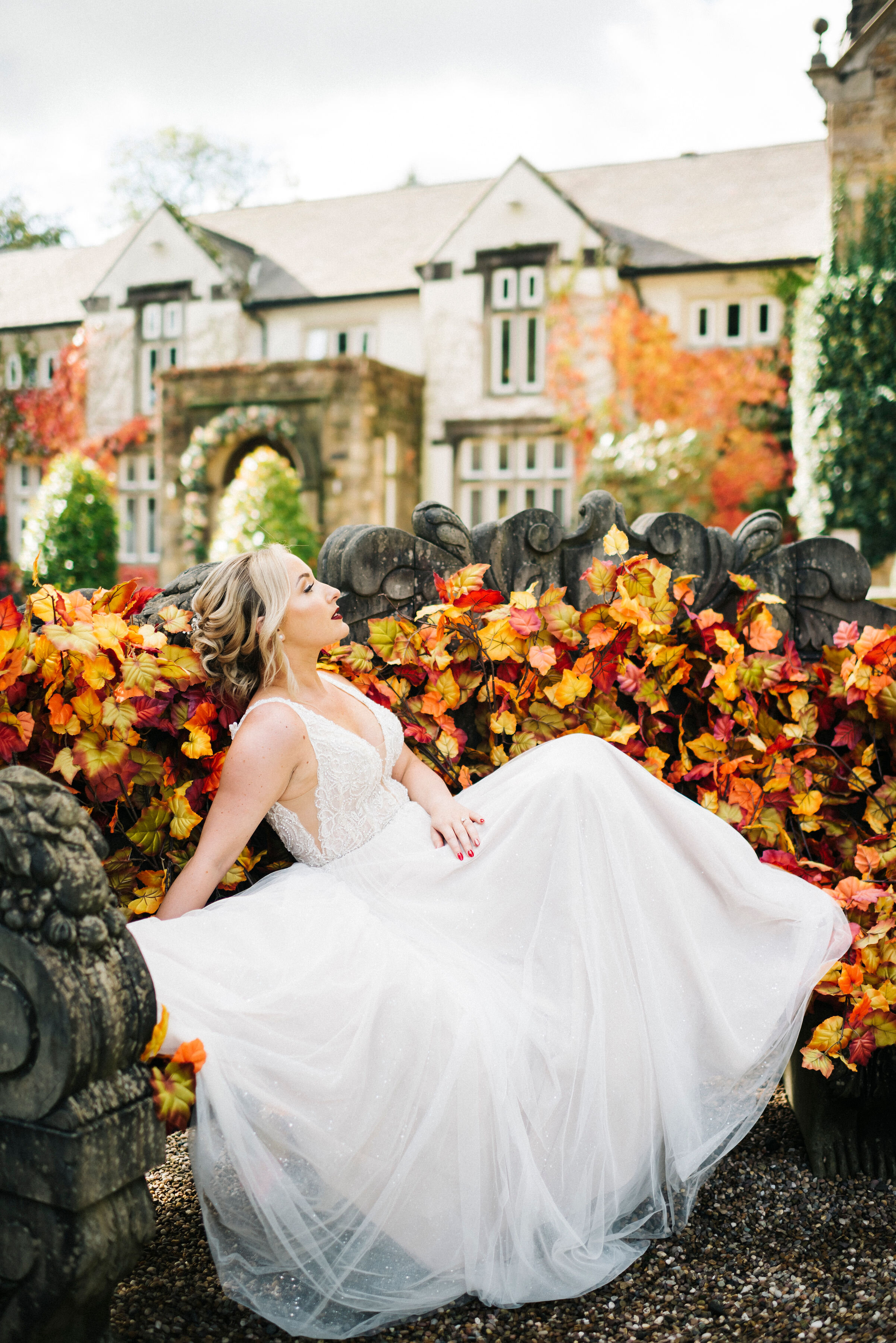 An Autumn Inspired Wedding Theme Mitton Hall Cheshire Weddings, North West Merseyside Wedding Dress, North Wales wedding Venue around me. Red Events Virtual Wedding Fayre CreativeMittonShoot-183.jpg