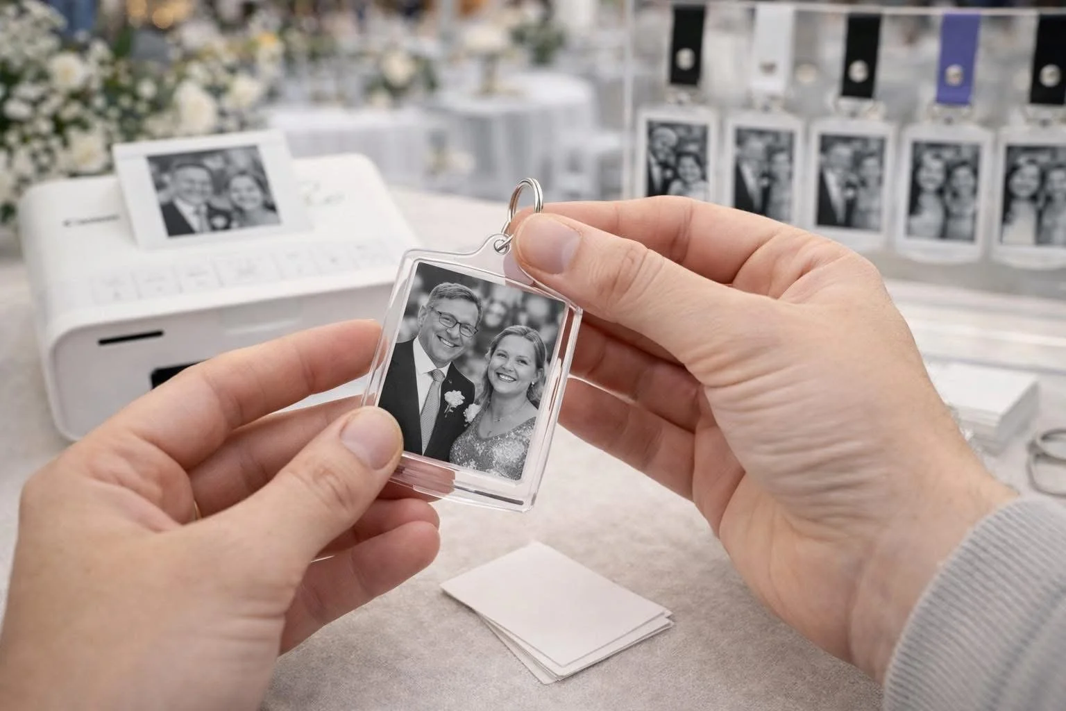 Forever Frame Keyrings — Red Event Online Wedding Planning & Fayres