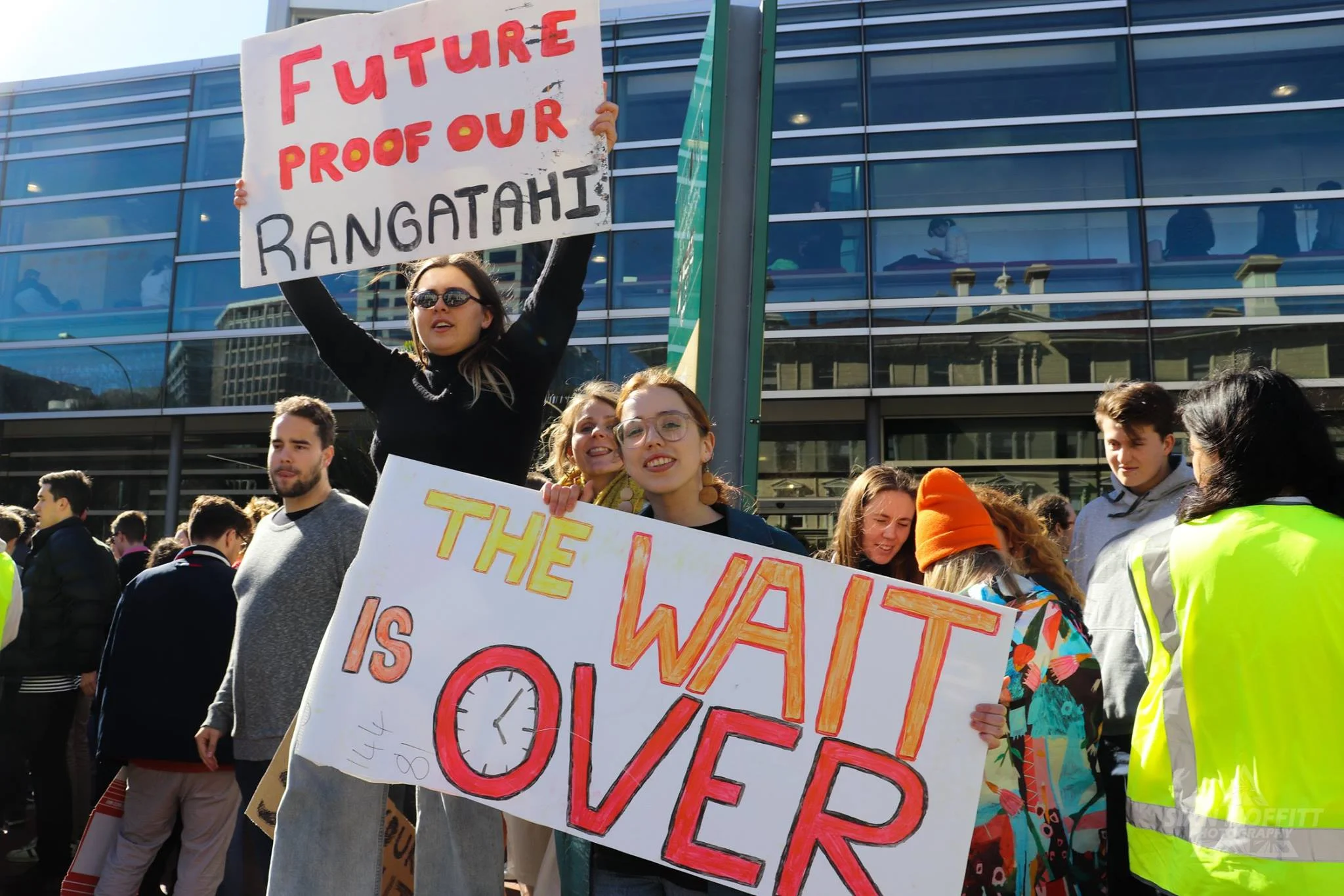 Hundreds of students turned out for our twio rally outside of parliament in august, 2018