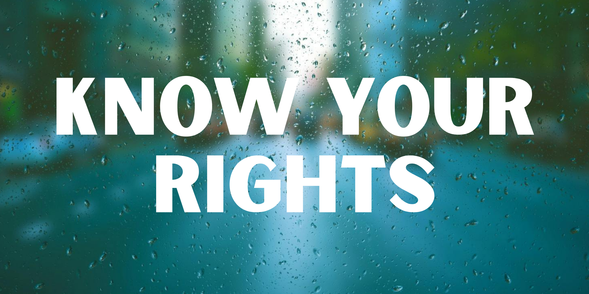 Know Your Rights | VUWSA