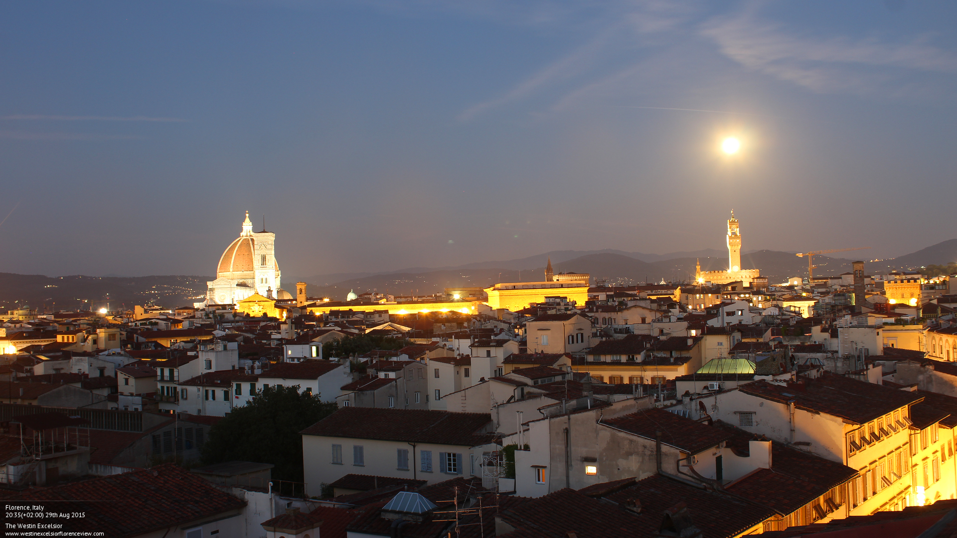 Westin Excelsior Florence Full Moon