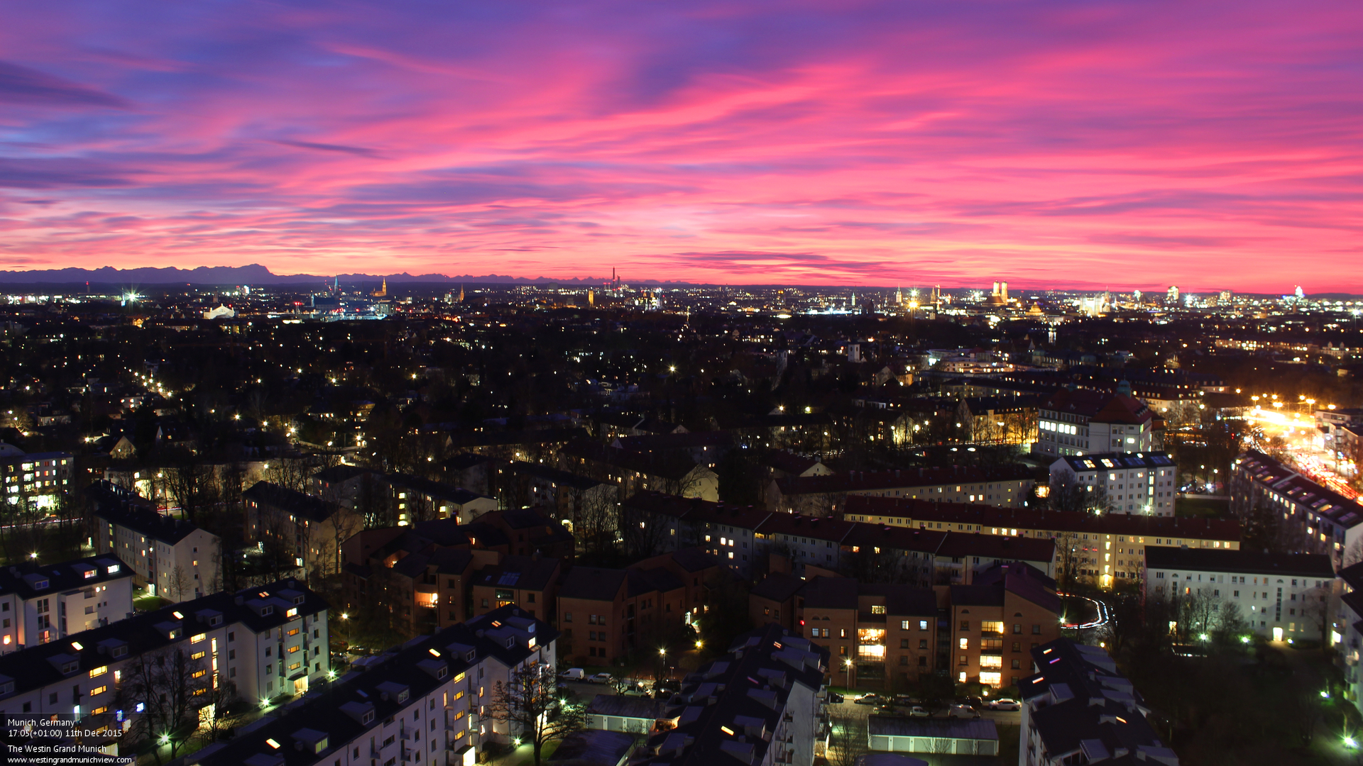 Westin Grand Munich Sunset