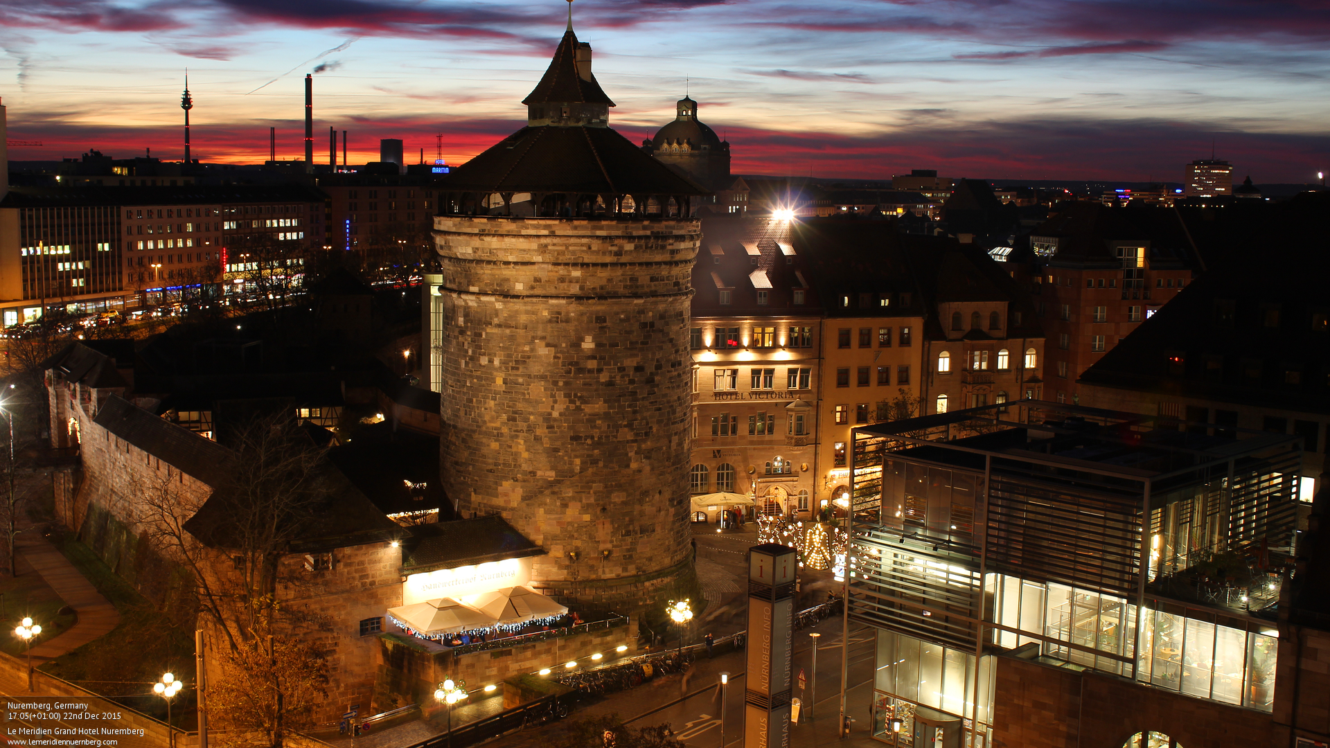 Le Meridian Nuremberg Sunset