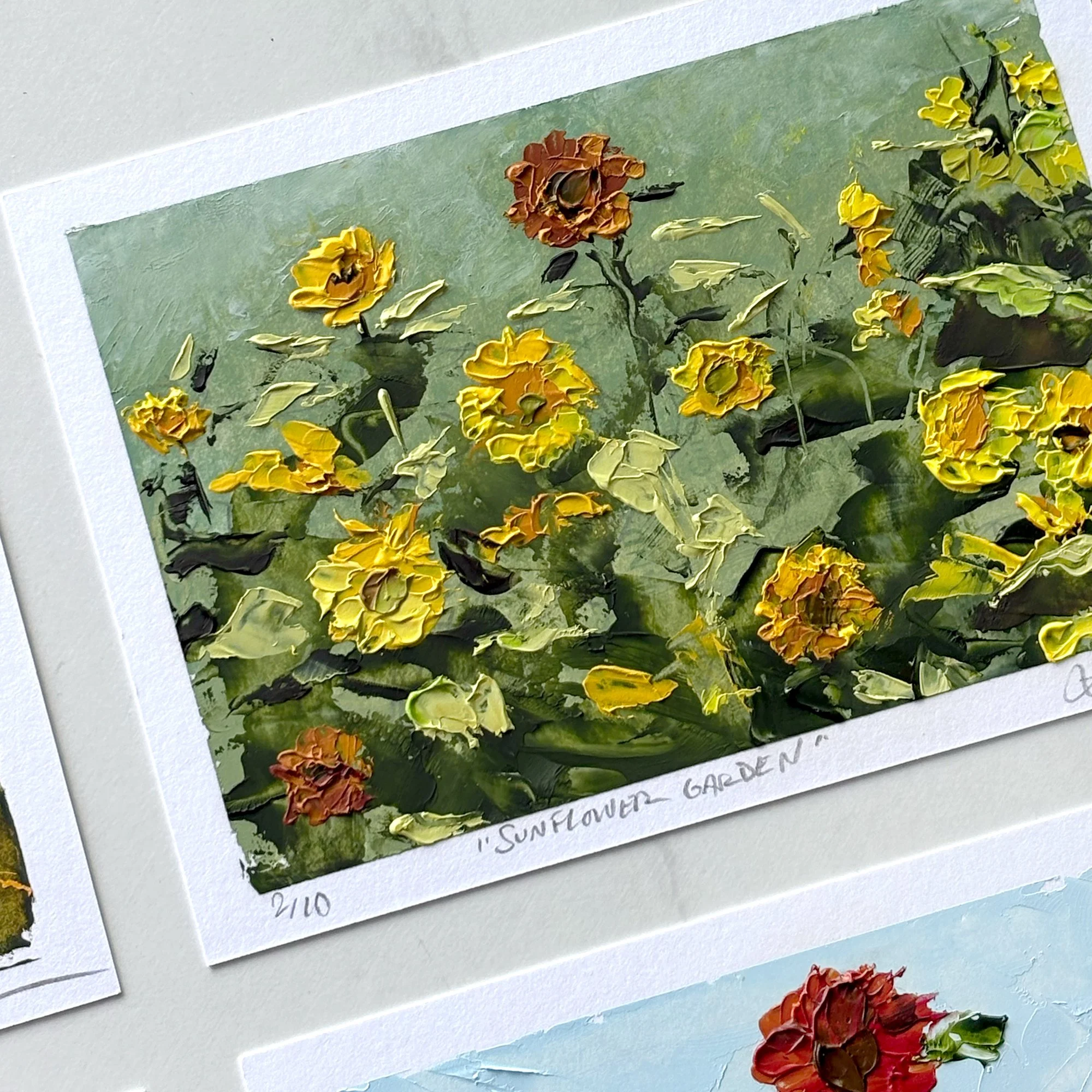 Tiny Garden Paintings - NEW!