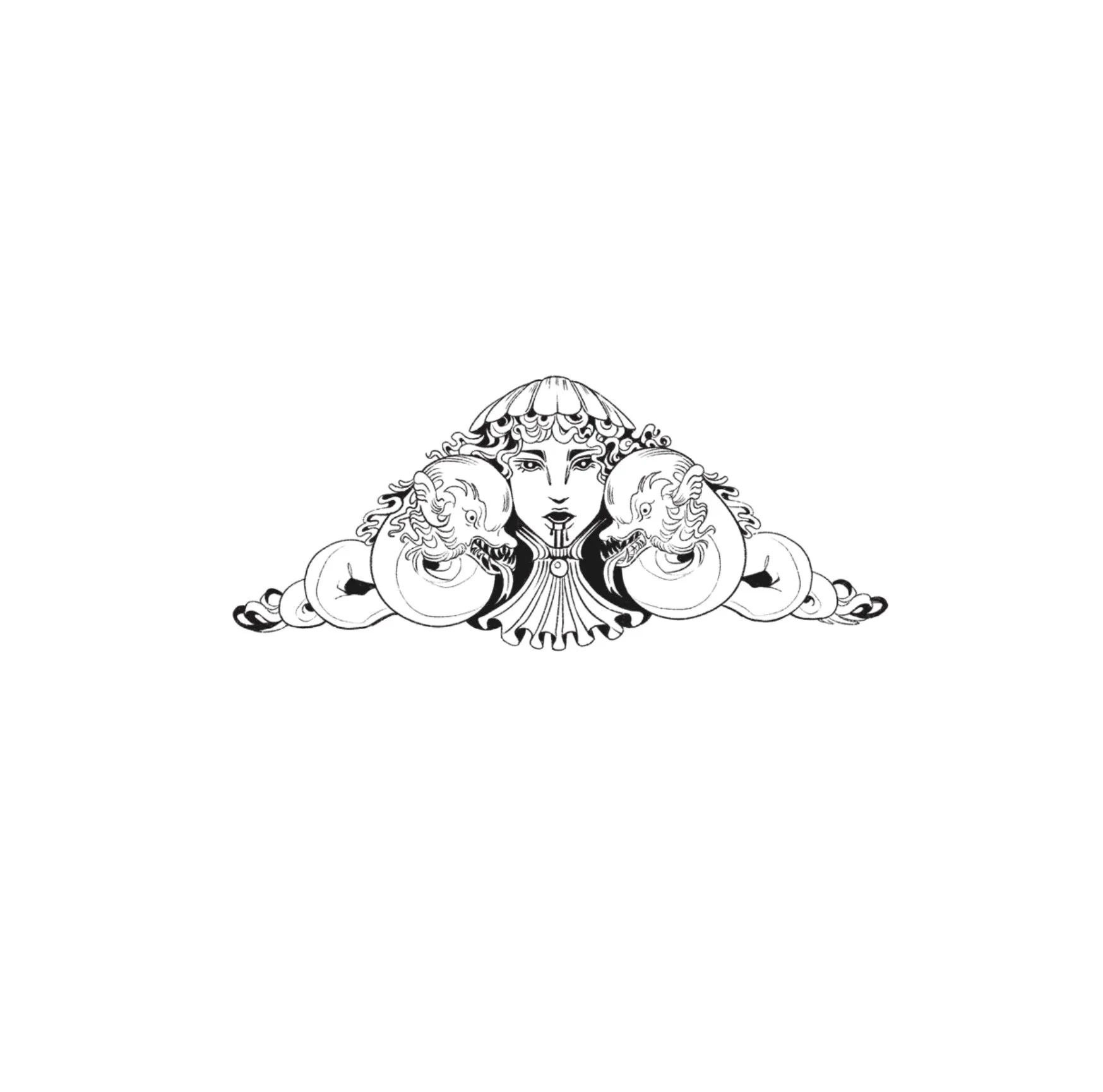 Sea Monster Fountain tattoo ticket