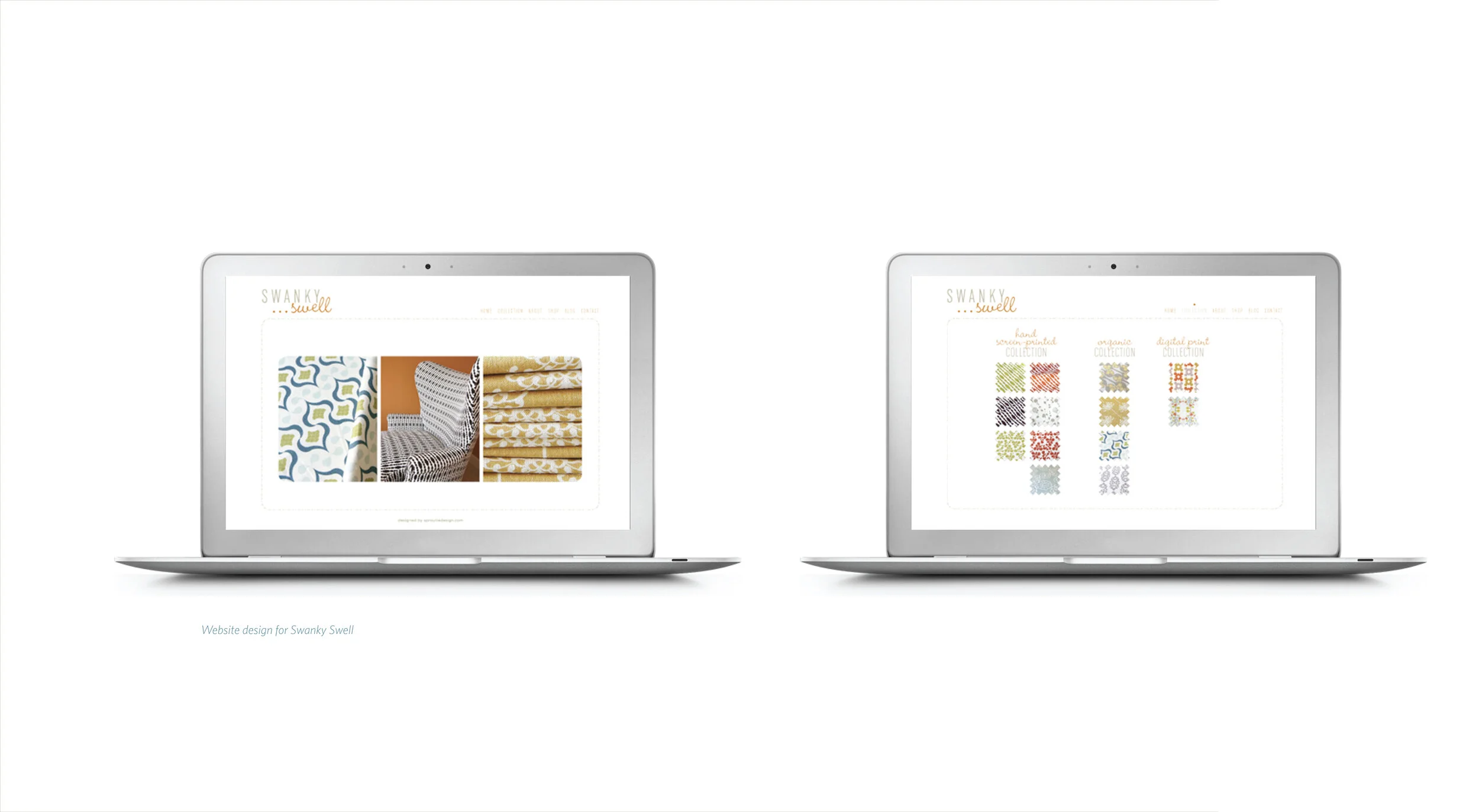 Swanky Swell website design