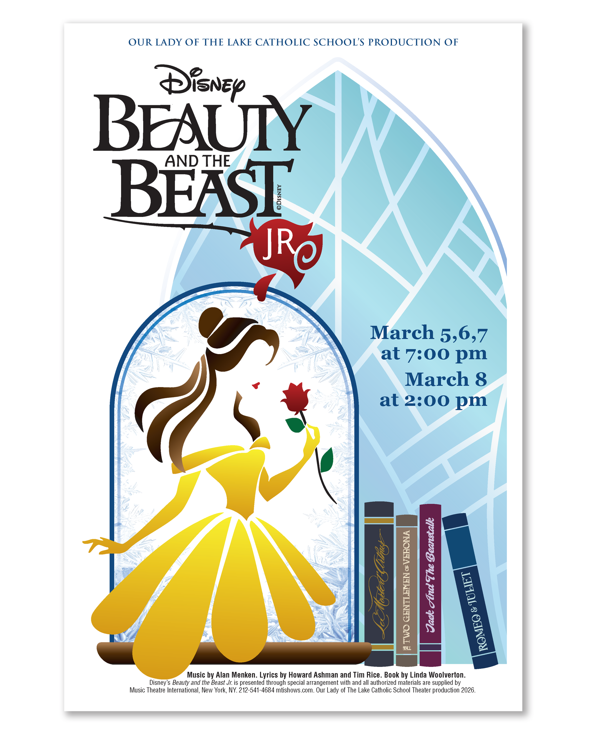 OLL's Beauty and The Beast Jr. Musical poster (Copy)
