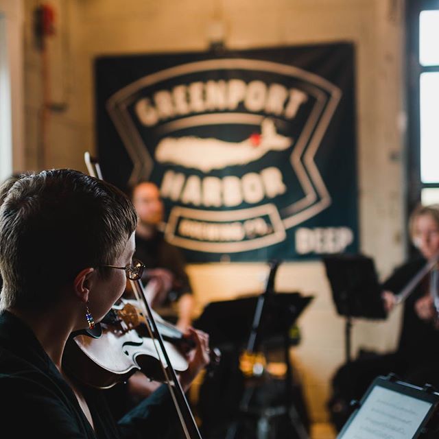 Thinking back to May 10th, when we played at one of our favorite Long Island Breweries.

Liz and Matt traveled across the country to get married in this awesome space. Their vows made me cry, their guests were incredible and the whole vibe left me th