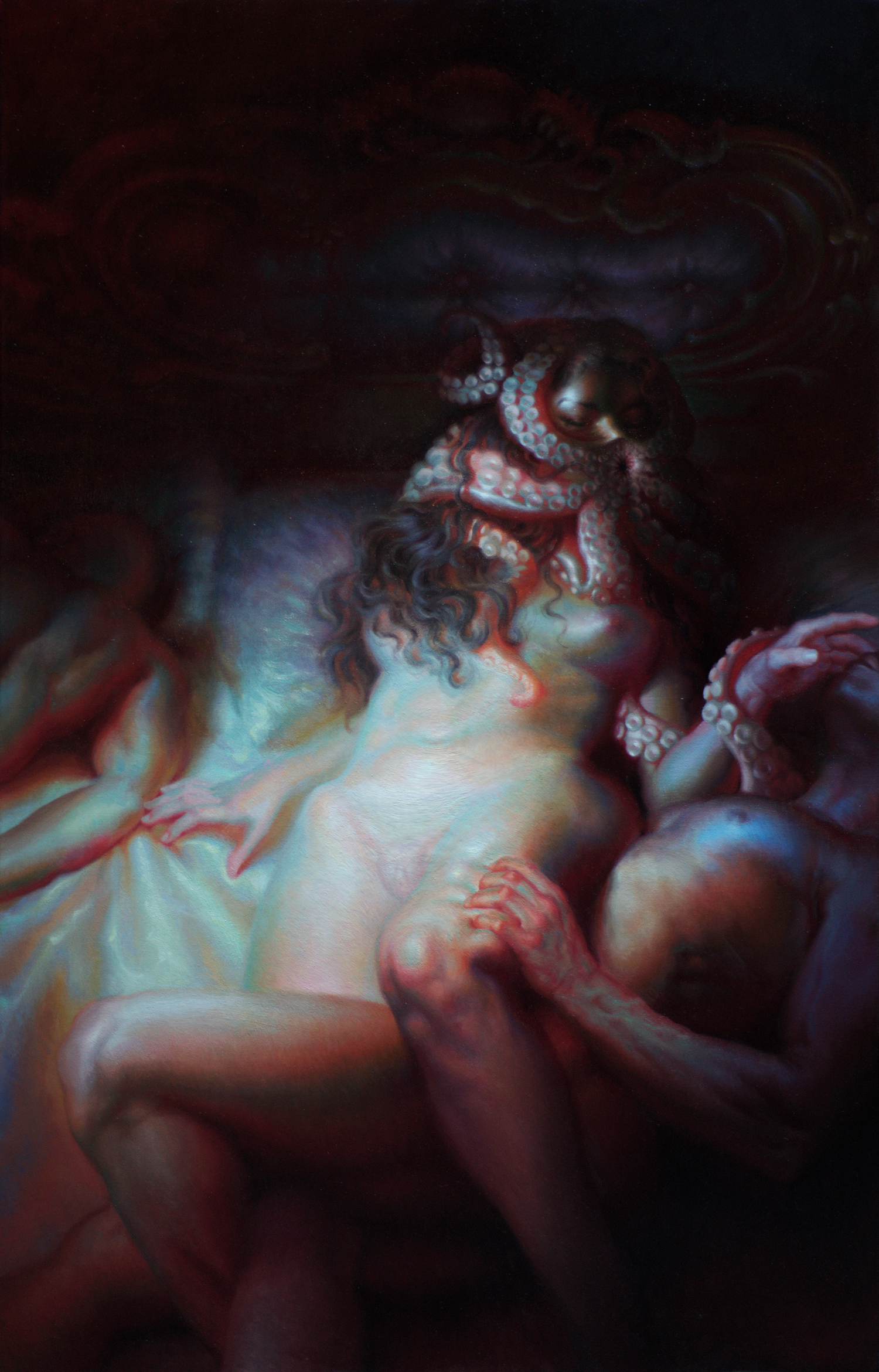 “REIGN” oil on linen 32"x50"