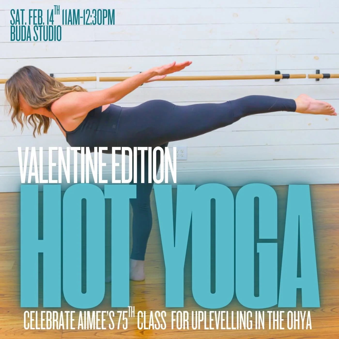 ✨ BIG CONGRATULATIONS TO AIMEE ✨

This Saturday at 11:00 a.m. in Buda, we are celebrating a big milestone for one of our incredible teachers. 🎉 

Amy is teaching her 75th class, officially completing the teaching requirement to up-level within the O