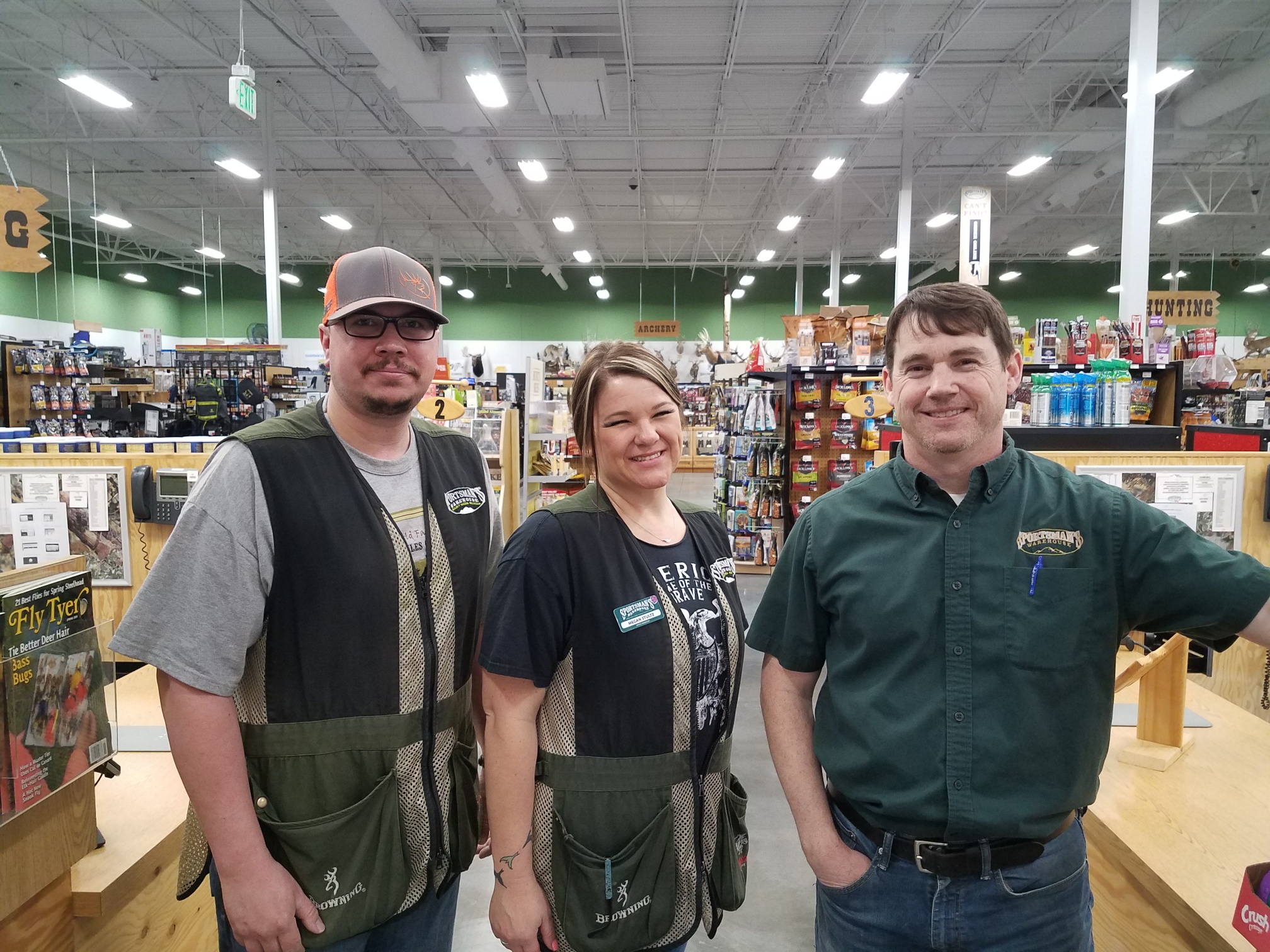 Eric and crew at Sportsman's Warehouse