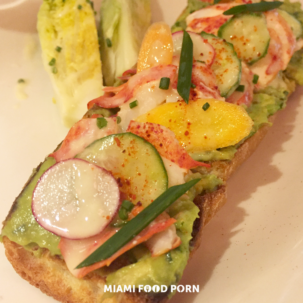 lobster tartine