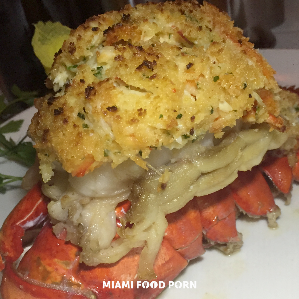 King Crab Stuffed Lobster Tail