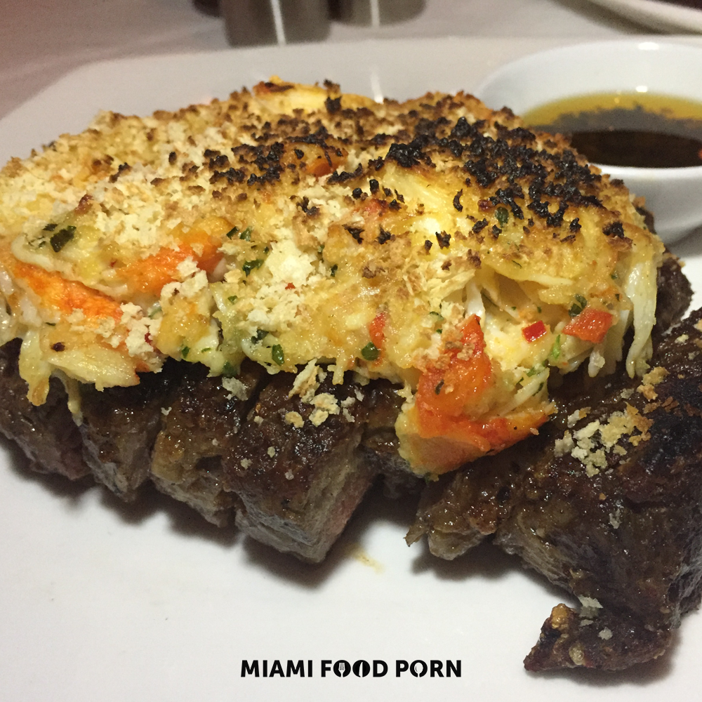 King Crab Crusted Steak (Chef couldn’t resist putting some red meat on the table, and I certainly wasn’t complaining)