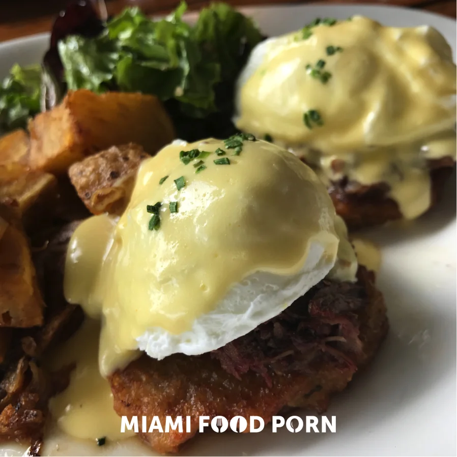 Short rib Benedict