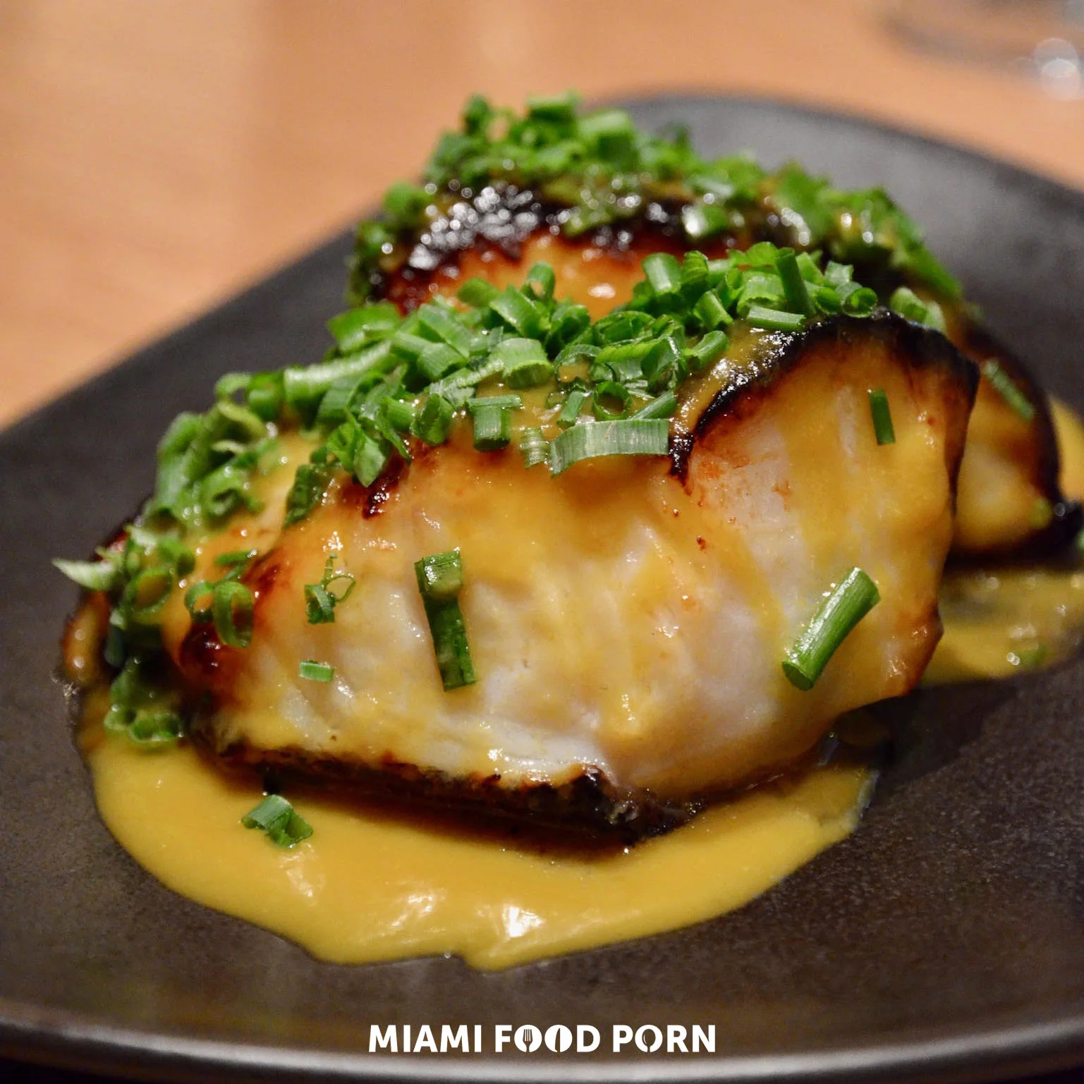 Bacalao negro aji miso